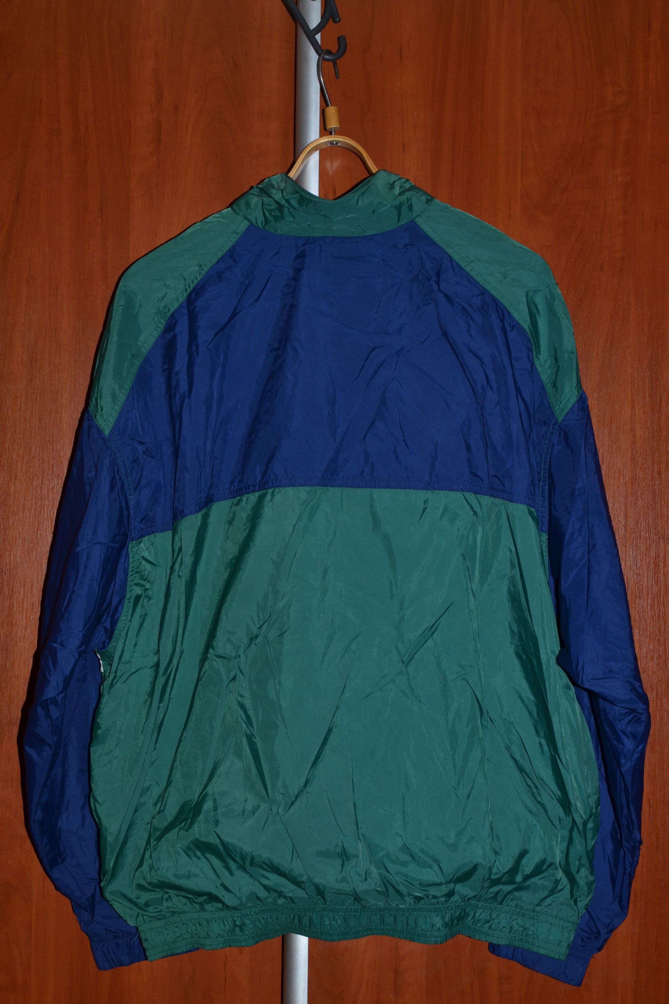 Nike Nike Jacket 90s 80s Green Vintage Logo Swoosh USA Size US XL / EU 56 / 4 - 3 Thumbnail