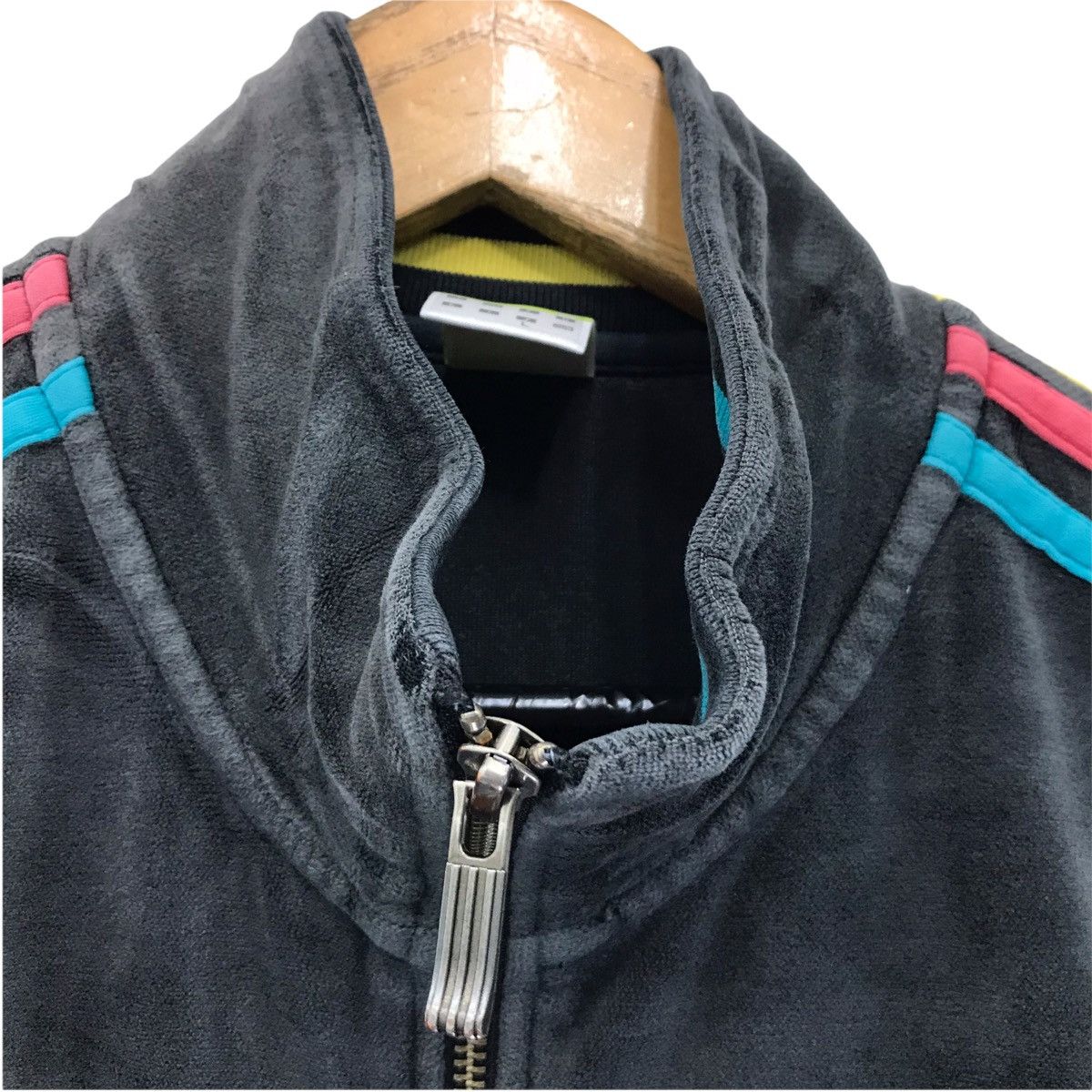 Adidas × Vintage Vintage Adidas Big Logo Multicolour Three Stripe Jacket Size US M / EU 48-50 / 2 - 8 Thumbnail