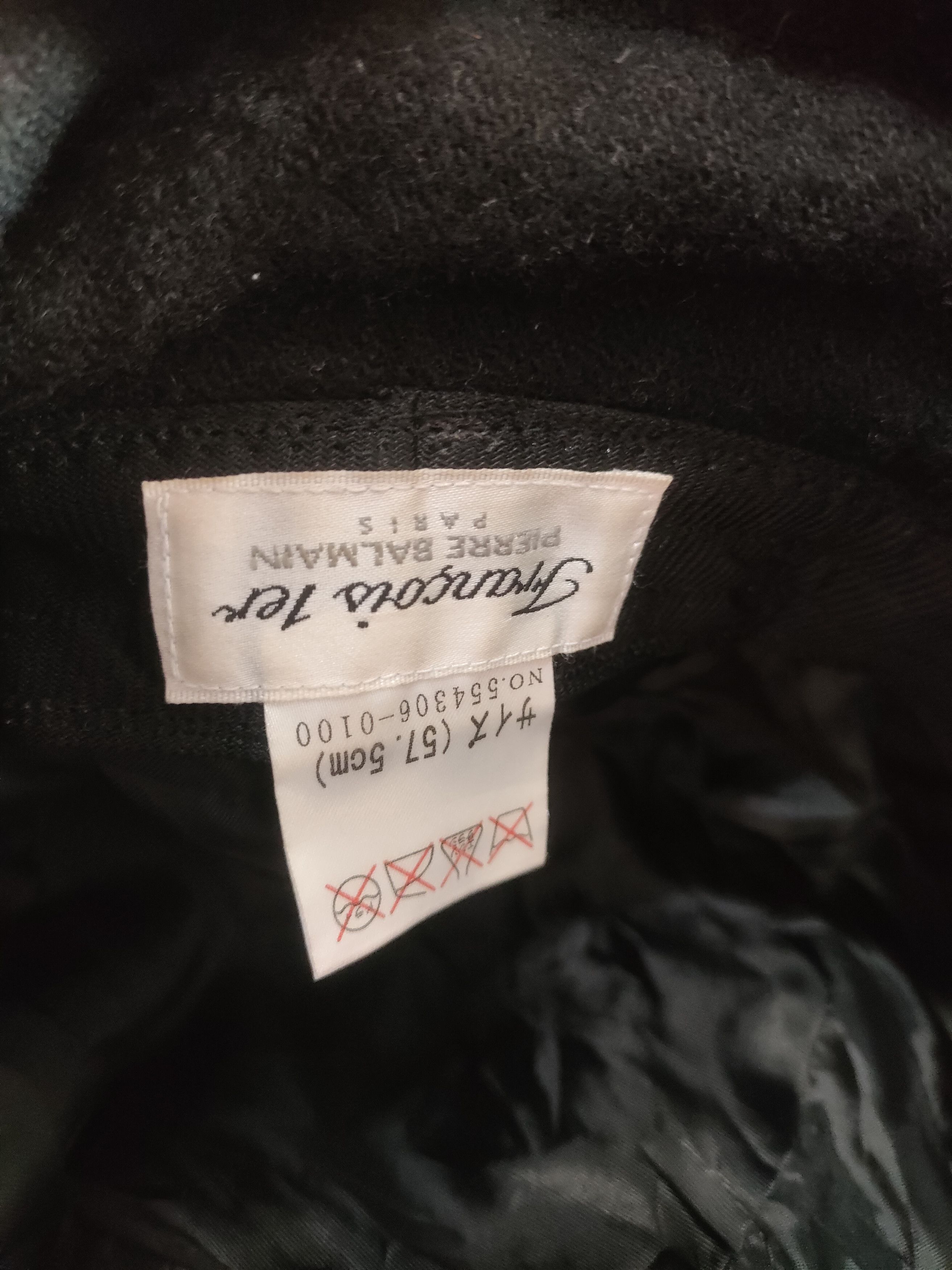 Genuine Leather × Pierre Balmain Francois Ier x Pierre Balmain Paris Leather Bucket Hat Size ONE SIZE - 4 Thumbnail