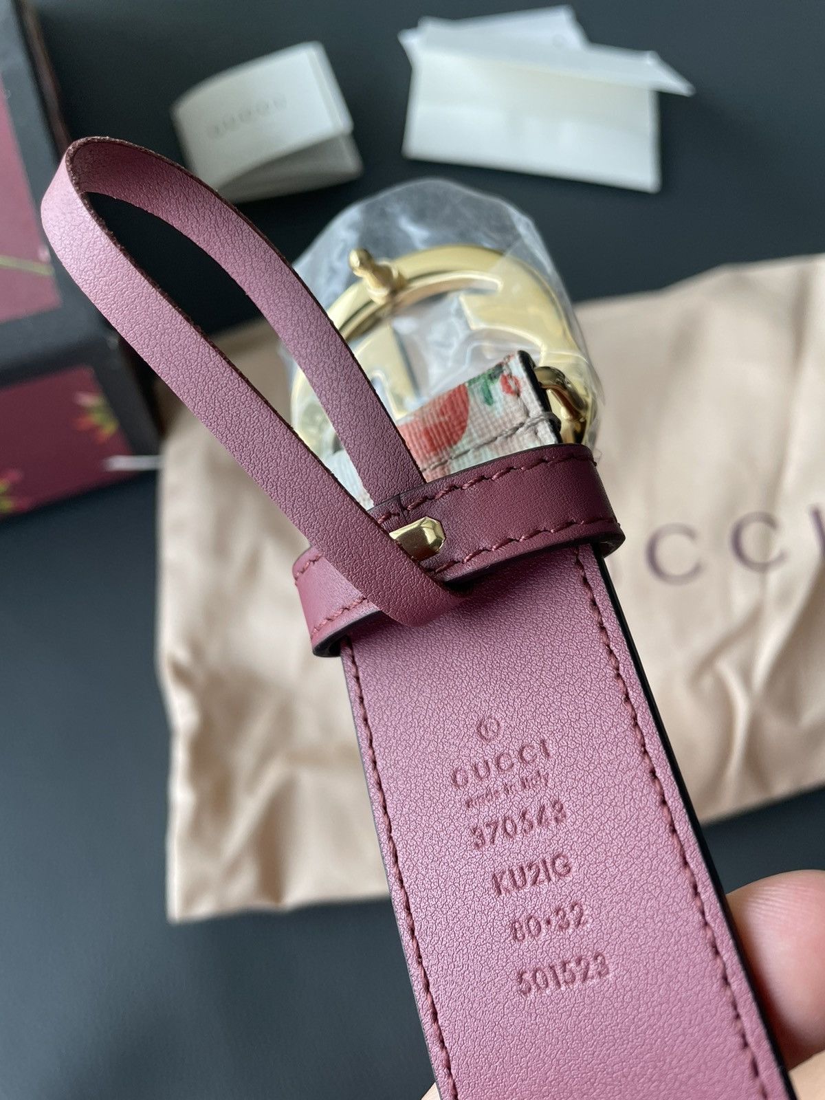 Gucci Limited SuperRunway Rare Brand New 80cm Floral GG Logo Belt Size ONE SIZE - 7 Thumbnail