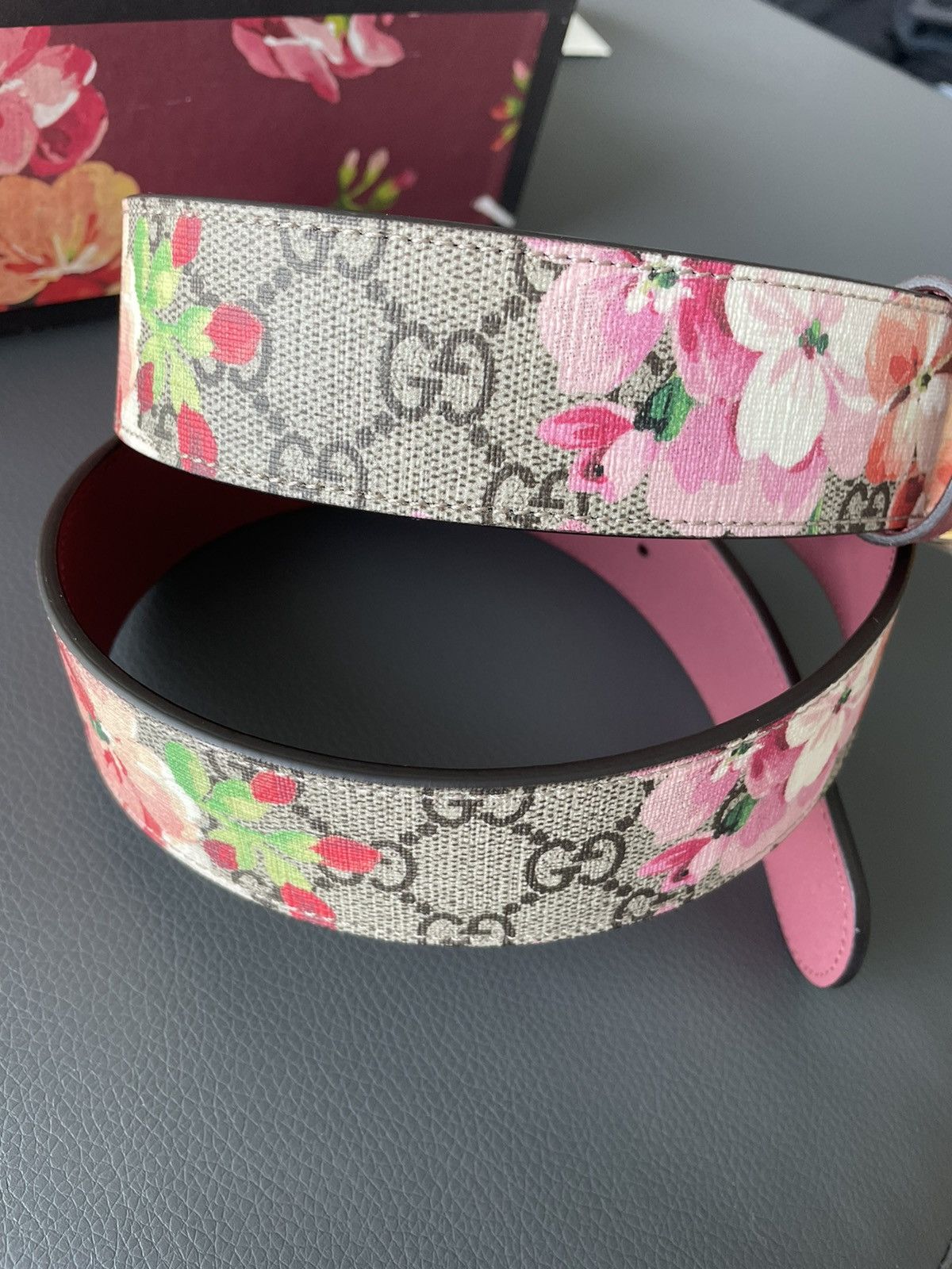 Gucci Limited SuperRunway Rare Brand New 80cm Floral GG Logo Belt Size ONE SIZE - 13 Thumbnail