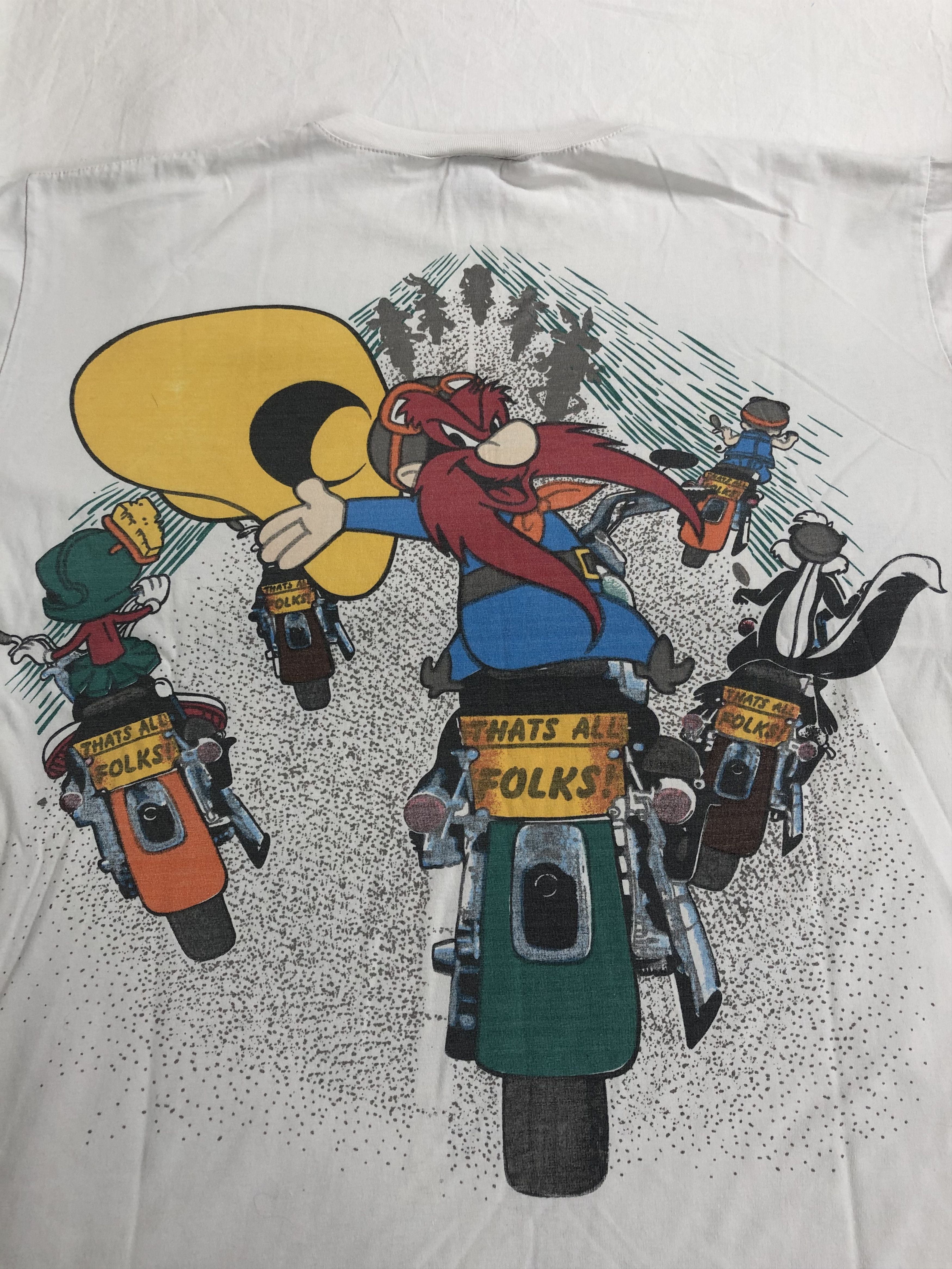 Cartoon Network Vintage 1994 Taz Tazmanian Devil Bugs Bunny Elmer Coyote Size US L / EU 52-54 / 3 - 8 Thumbnail