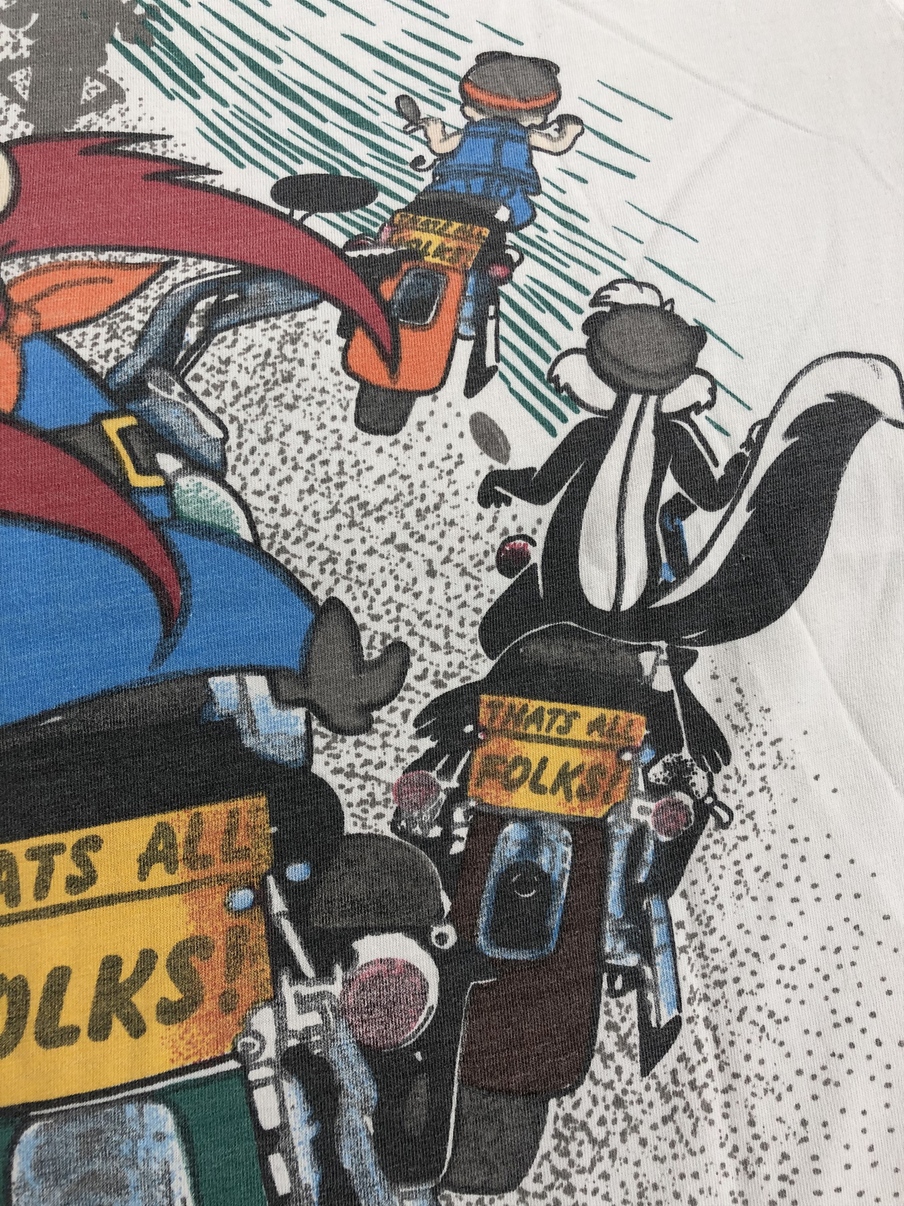 Cartoon Network Vintage 1994 Taz Tazmanian Devil Bugs Bunny Elmer Coyote Size US L / EU 52-54 / 3 - 10 Thumbnail