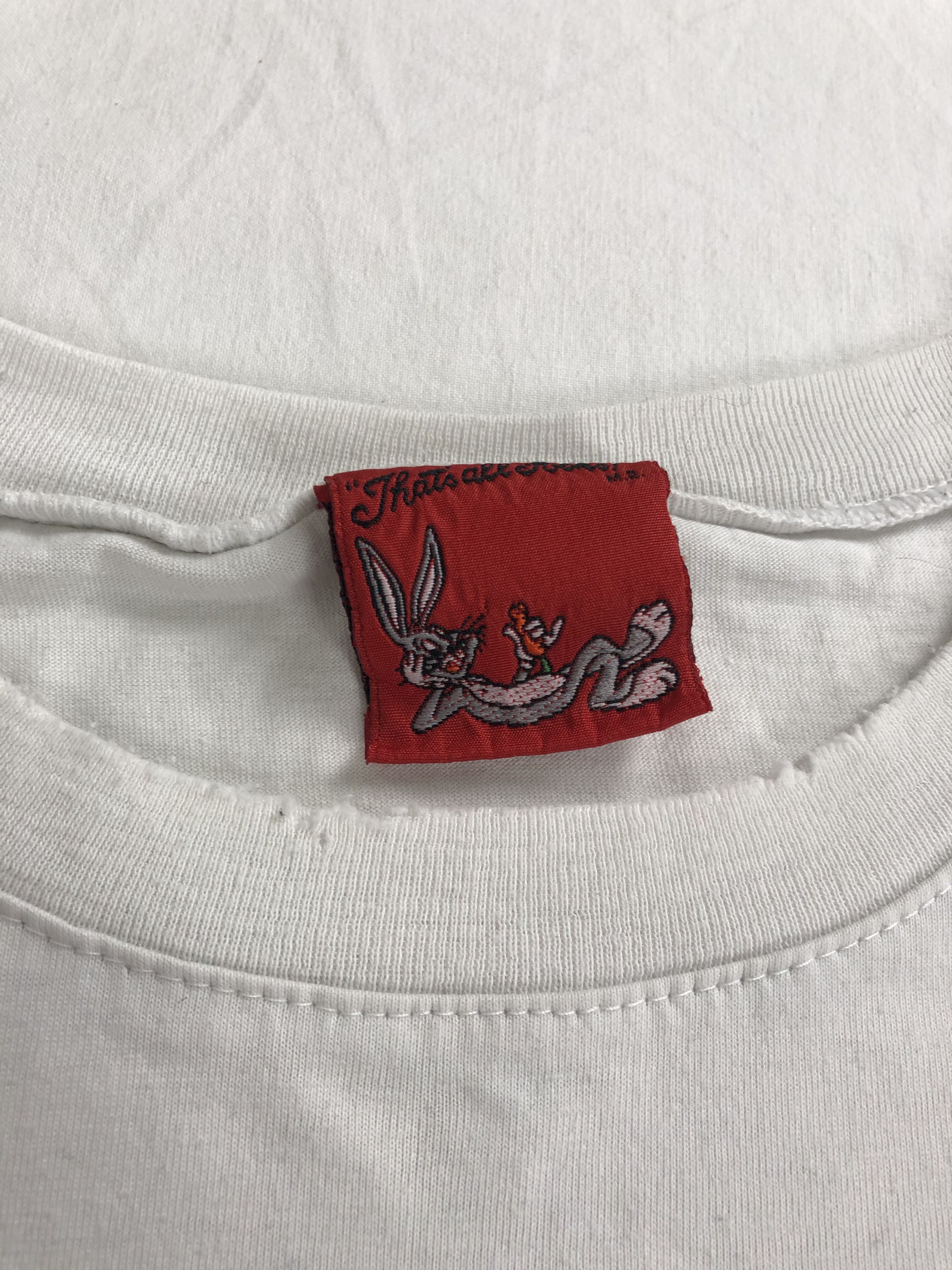 Cartoon Network Vintage 1994 Taz Tazmanian Devil Bugs Bunny Elmer Coyote Size US L / EU 52-54 / 3 - 15 Thumbnail