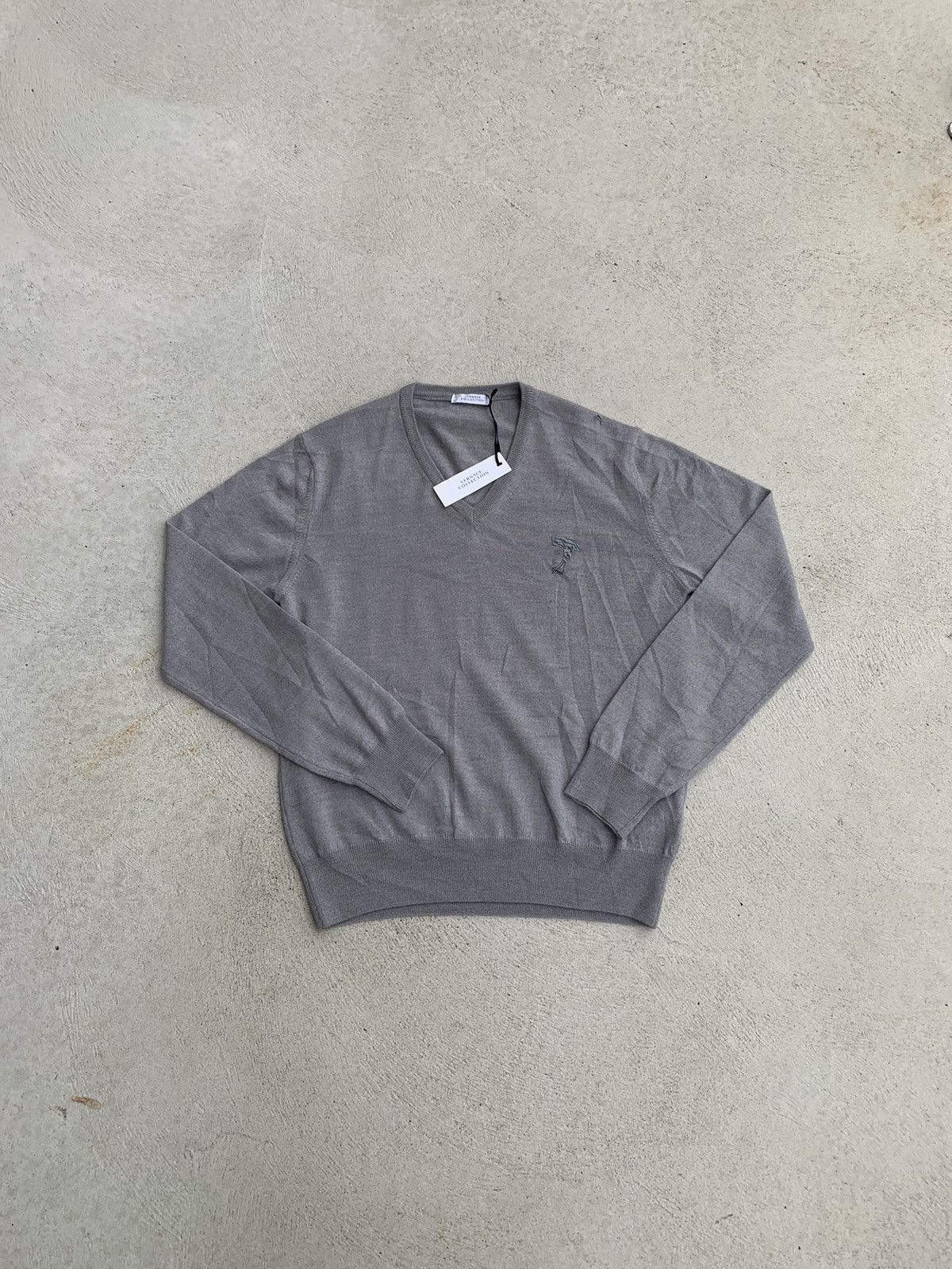 Versace Versace Collection Medusa Knit Sweater (L) BNWT Size US L / EU 52-54 / 3 - 1 Thumbnail