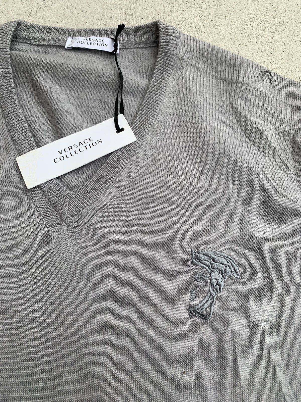 Versace Versace Collection Medusa Knit Sweater (L) BNWT Size US L / EU 52-54 / 3 - 2 Thumbnail