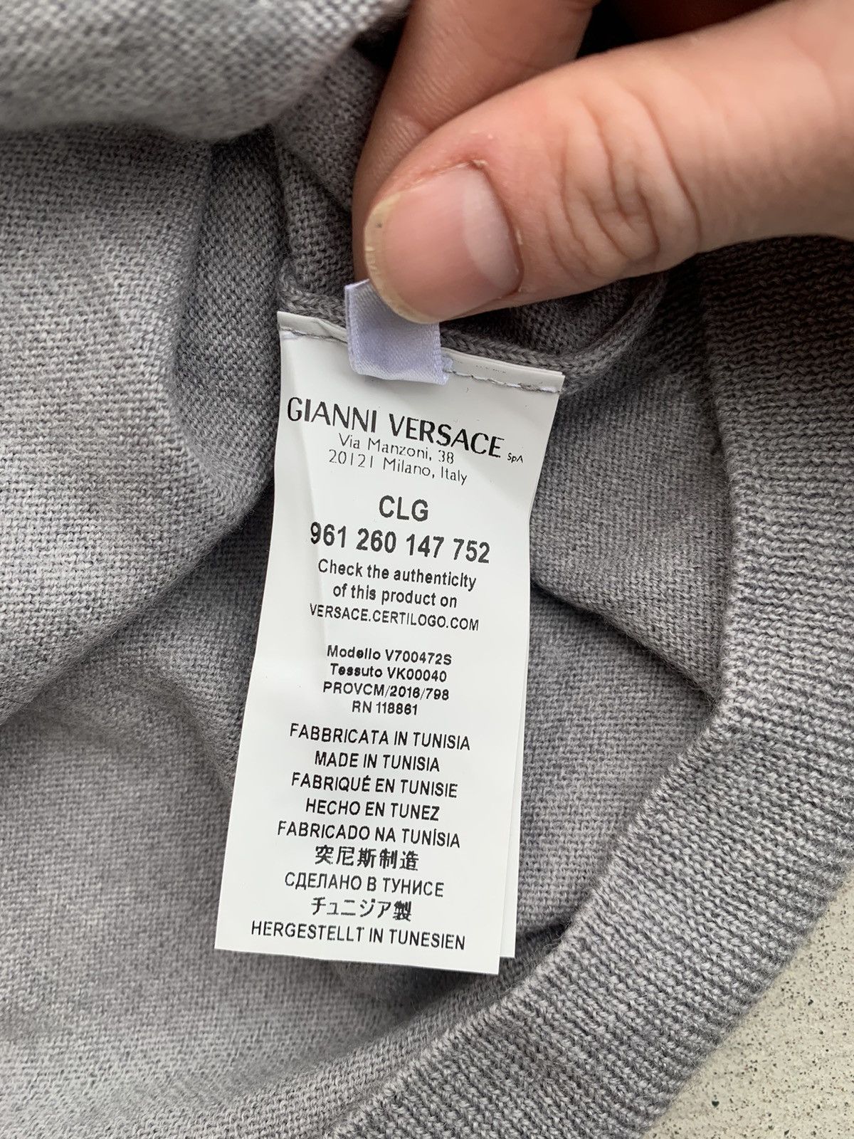Versace Versace Collection Medusa Knit Sweater (L) BNWT Size US L / EU 52-54 / 3 - 9 Thumbnail