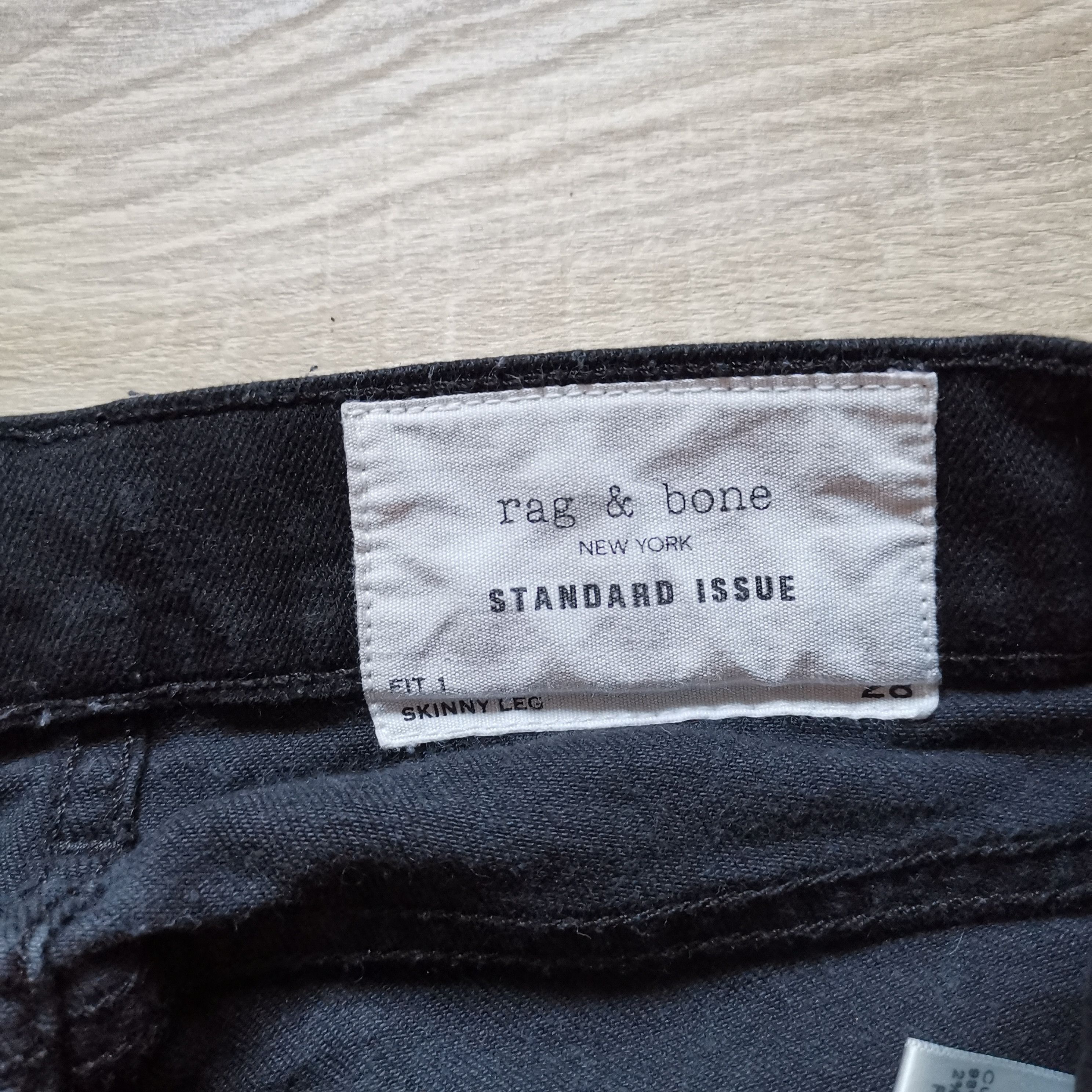 Rag & Bone Rag & bone new york denim jeans black made in usa Size US 28 / EU 44 - 3 Thumbnail