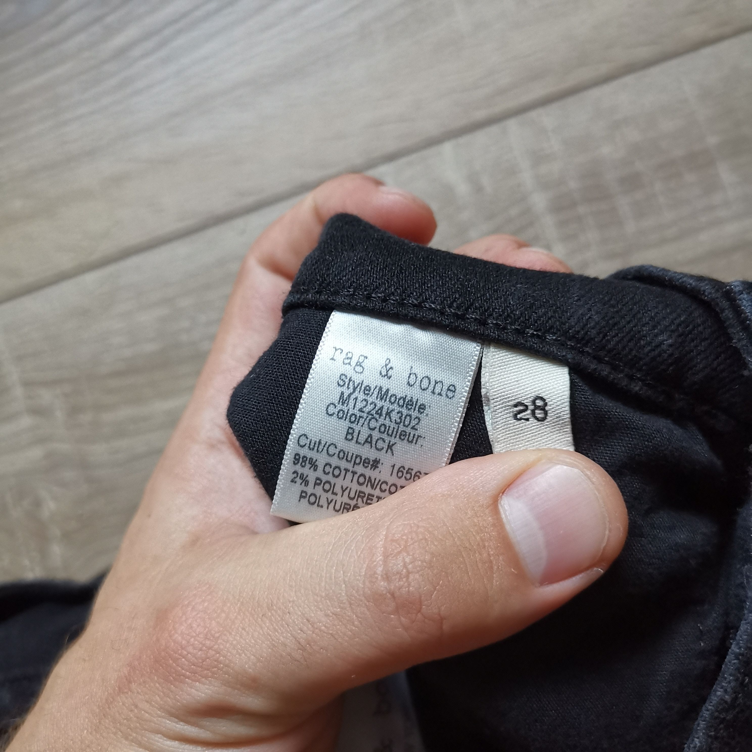 Rag & Bone Rag & bone new york denim jeans black made in usa Size US 28 / EU 44 - 9 Thumbnail