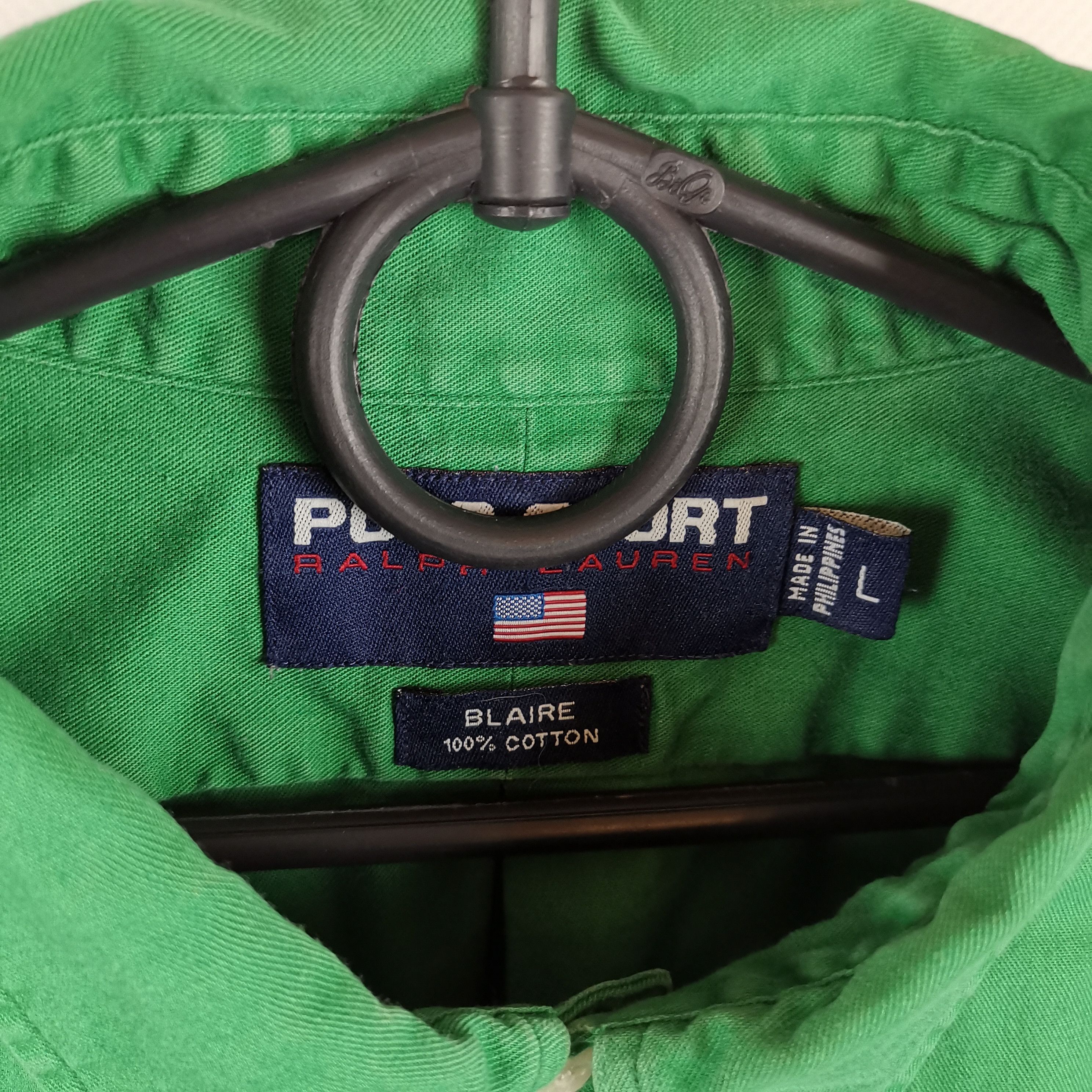 Ralph Lauren Sport Polo Sport Ralph Lauren vintage oversize green shirt Size US L / EU 52-54 / 3 - 5 Thumbnail
