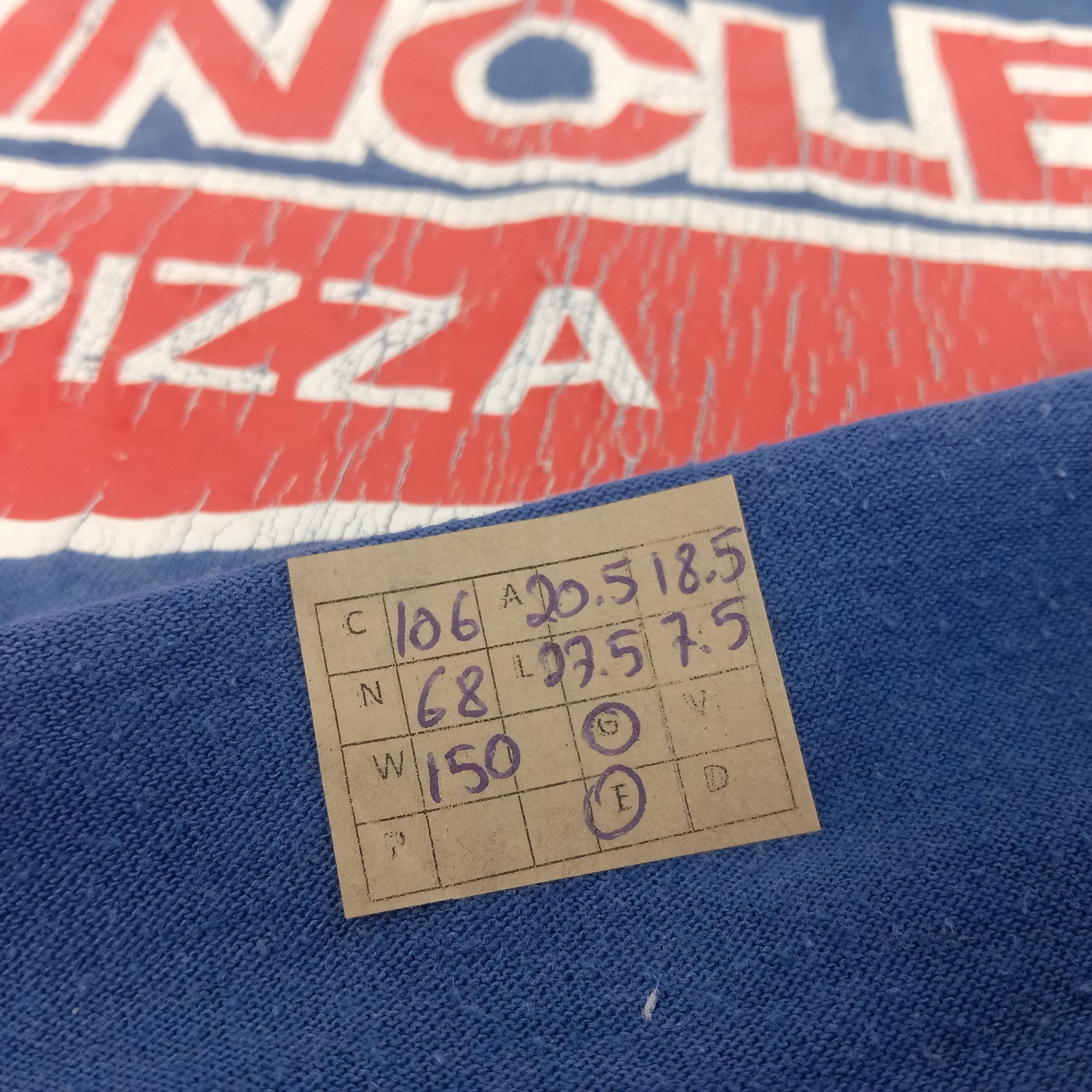 American Apparel × Pizza Slime × Vintage Vintage 90's Uncle Al's Pizza American Franchise Tshirt Size US L / EU 52-54 / 3 - 9 Thumbnail