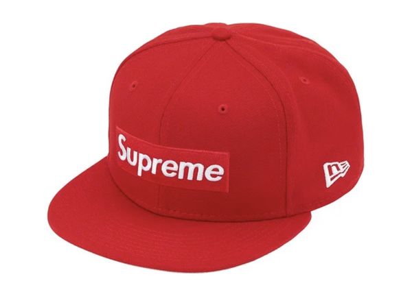 Supreme Supreme Money Box Logo New Era Fitted - 7 1/2 | Grailed