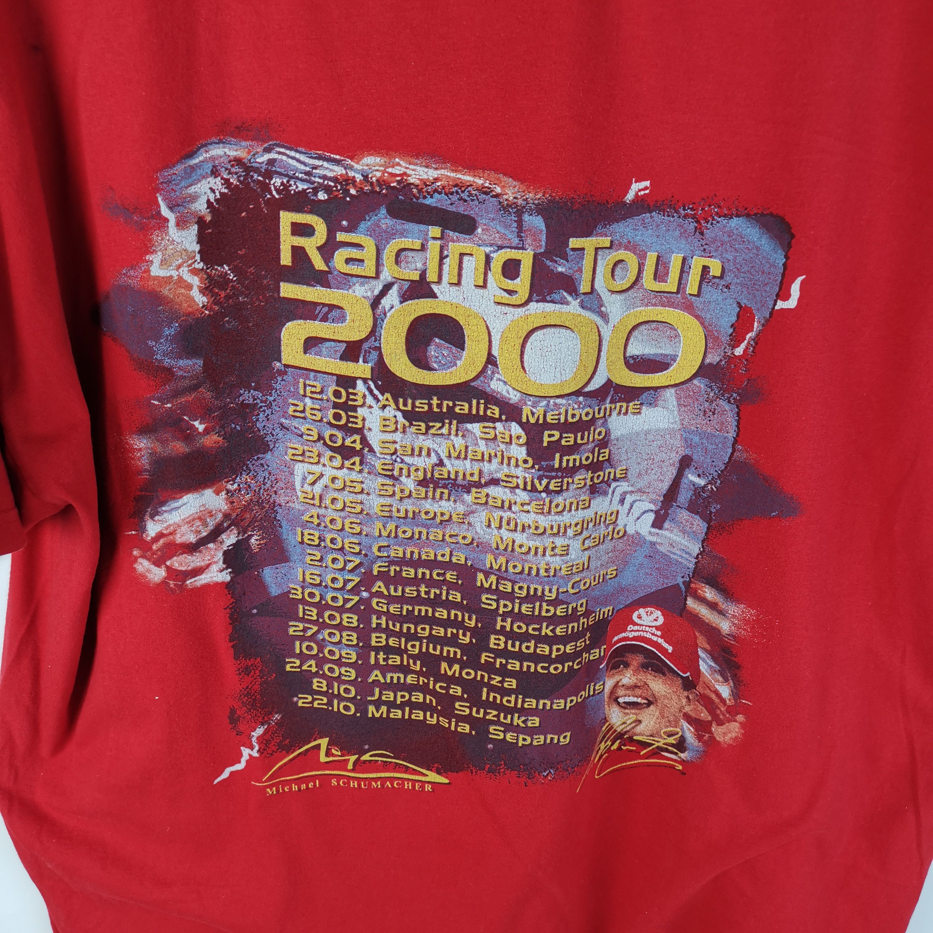 Formula 1 Michael Schumacher 2000 Formula 1 world champion racing Size US XL / EU 56 / 4 - 5 Thumbnail