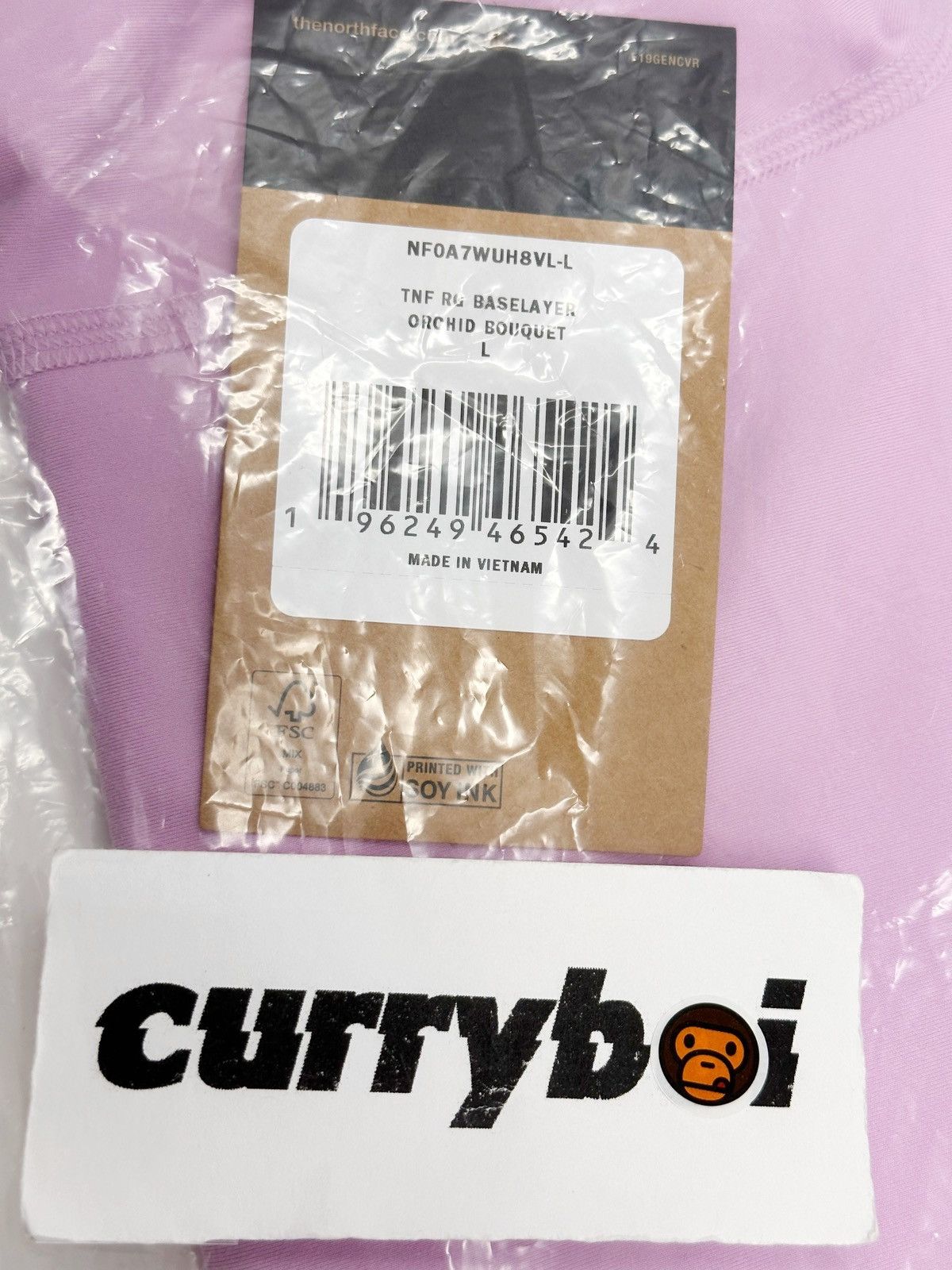 Supreme × The North Face Supreme The North Face Base Layer L/S Top Light Purple Size US L / EU 52-54 / 3 - 6 Thumbnail