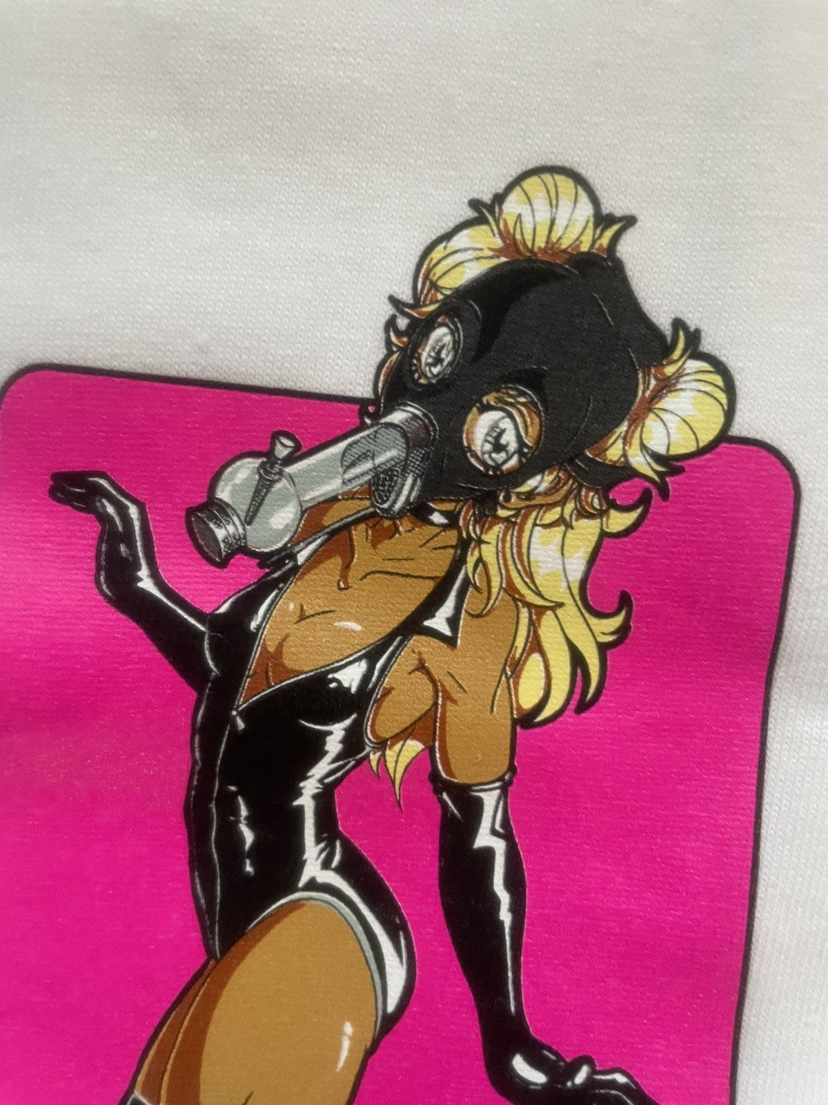 Pleasures 420 Gas Mask Weed Hentai Anime girl t-shirt Size US XXL / EU 58 / 5 - 1 Thumbnail