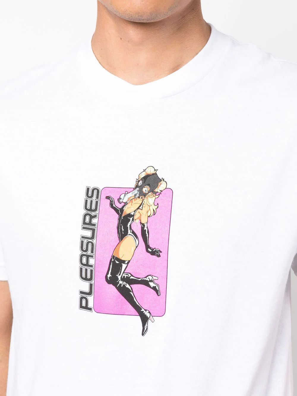 Pleasures 420 Gas Mask Weed Hentai Anime girl t-shirt Size US XXL / EU 58 / 5 - 7 Thumbnail
