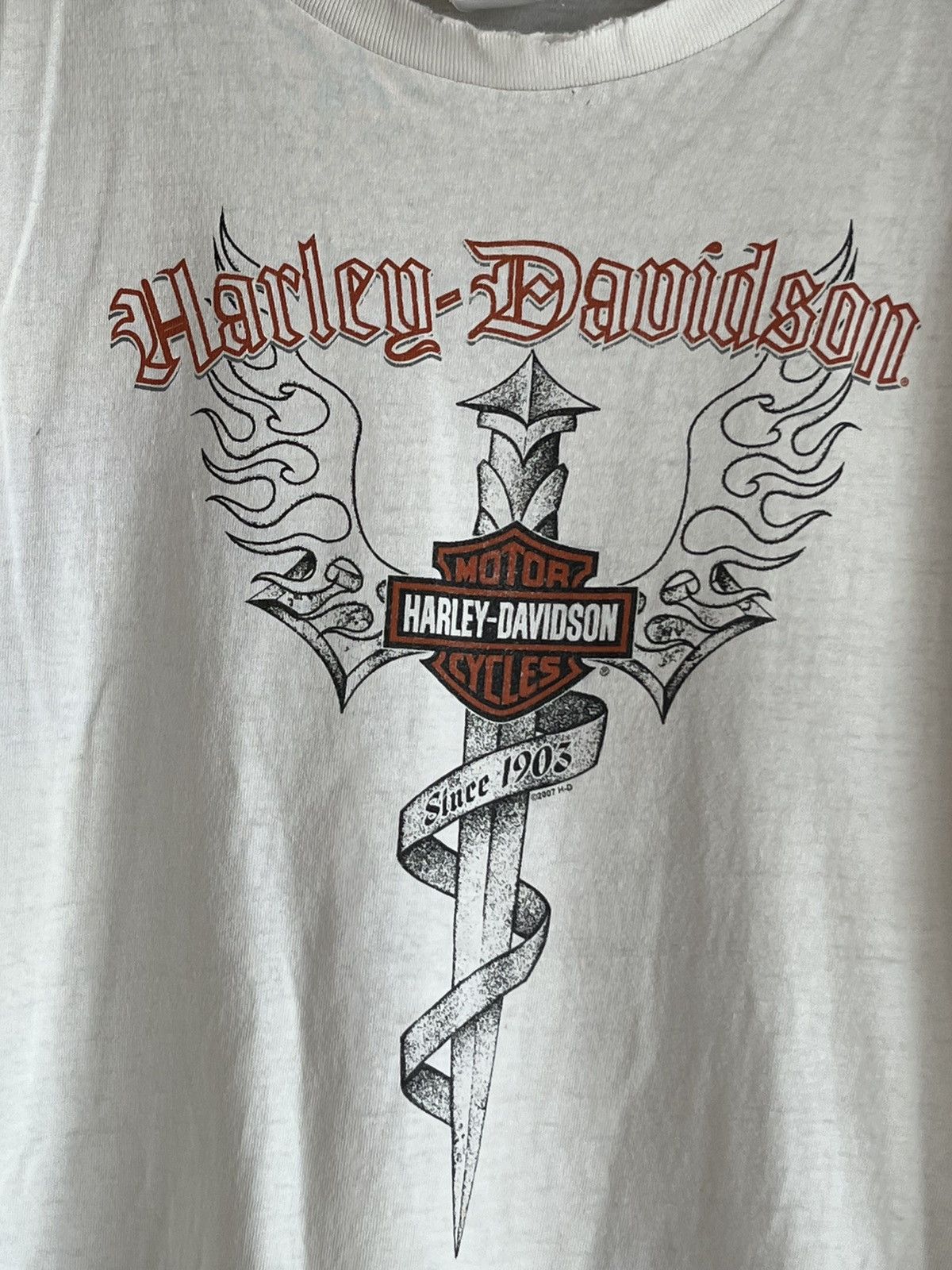 Vintage Harley davidson ft61 Size US L / EU 52-54 / 3 - 2 Thumbnail