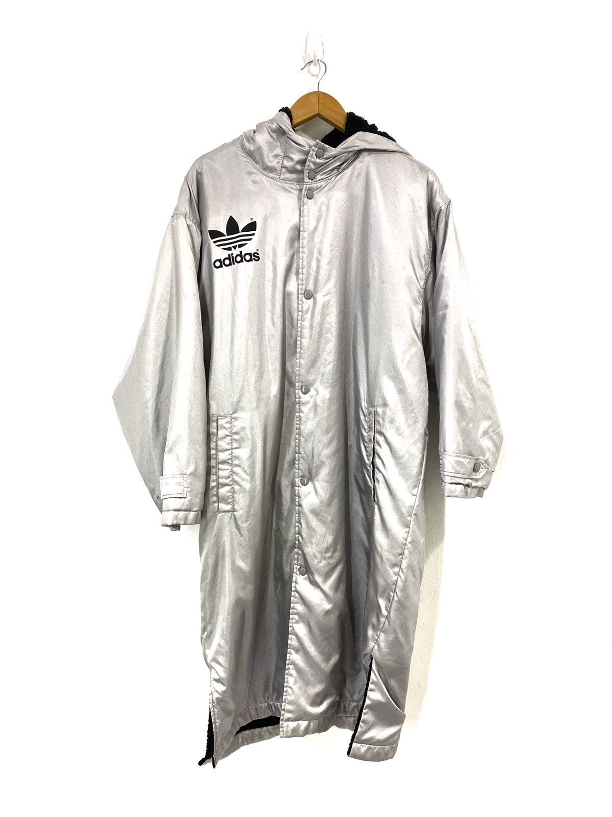 Adidas Vintage 90s Adidas Big Logo Jacket With Hoodie HipHop Style Size US M / EU 48-50 / 2 - 2 Thumbnail