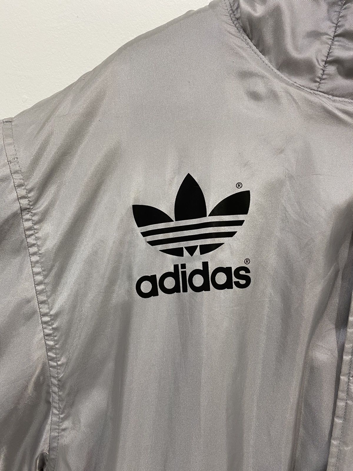 Adidas Vintage 90s Adidas Big Logo Jacket With Hoodie HipHop Style Size US M / EU 48-50 / 2 - 5 Thumbnail