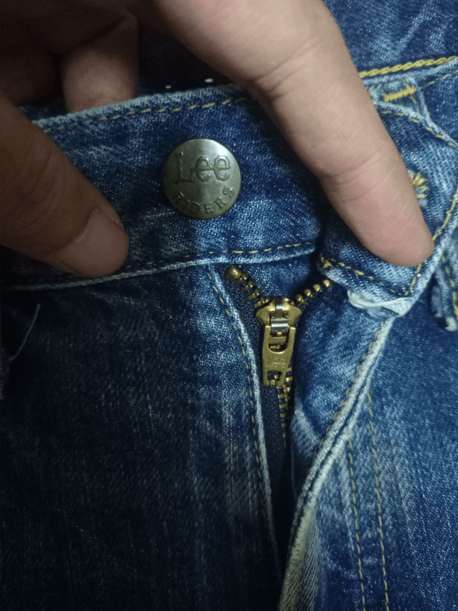 Edwin × Lee Vintage Japanese Lee x Edwin Mud Wash Distressed Baggy Jeans Size US 32 / EU 48 - 4 Thumbnail