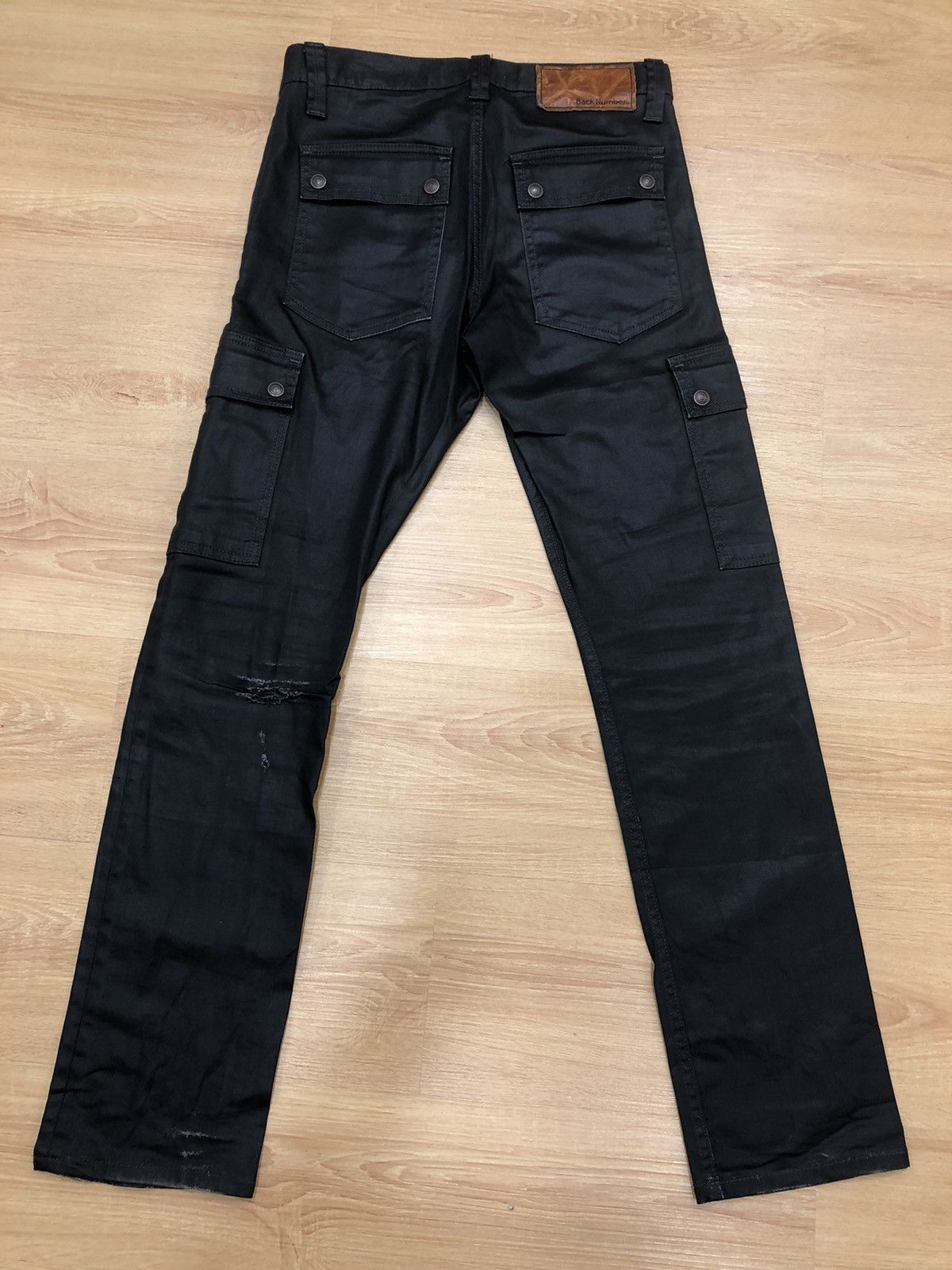Japanese Brand Back Number Wax Coated cargo pants tactical garment Size US 31 - 2 Thumbnail
