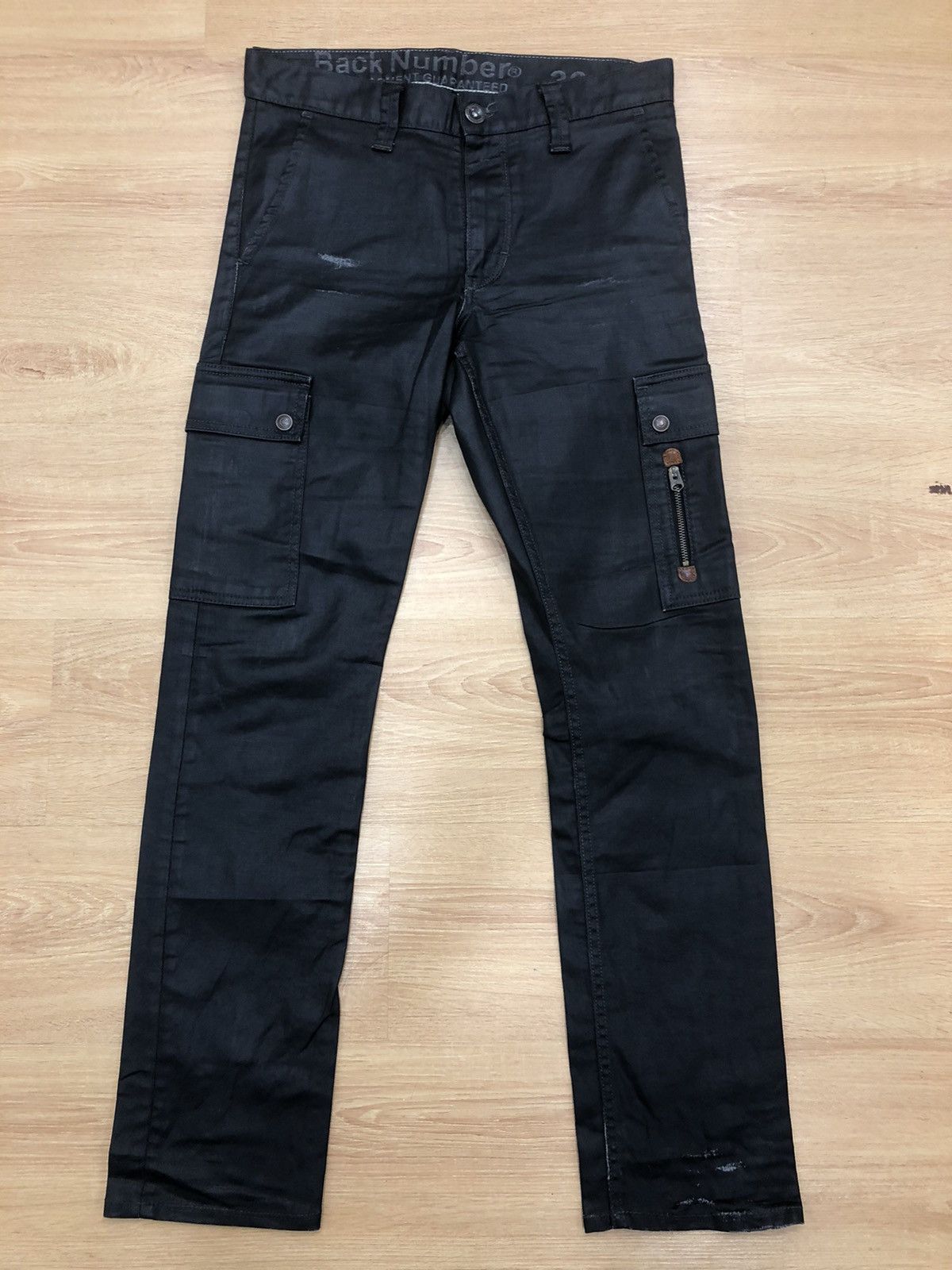 Japanese Brand Back Number Wax Coated cargo pants tactical garment Size US 31 - 1 Thumbnail