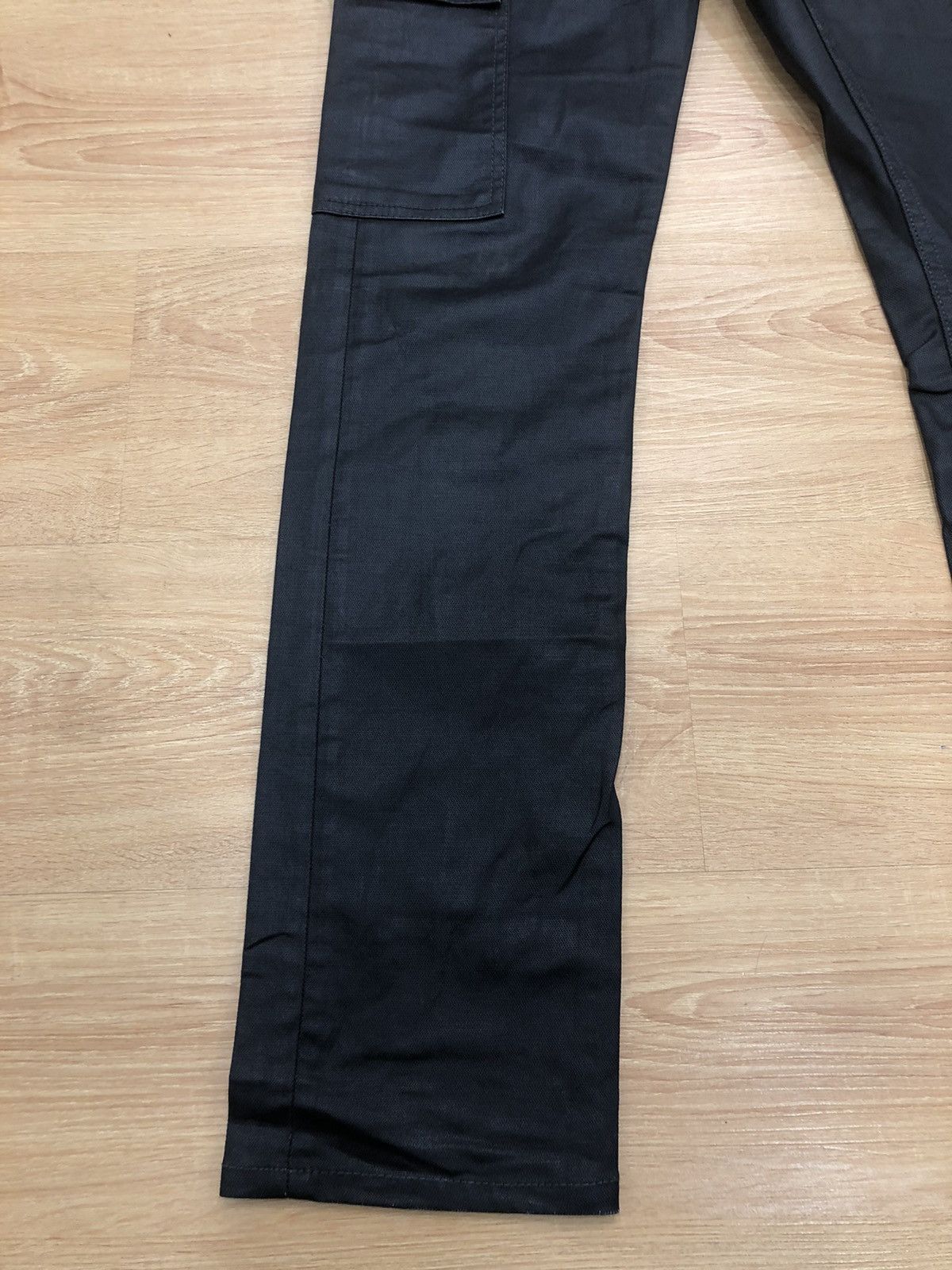 Japanese Brand Back Number Wax Coated cargo pants tactical garment Size US 31 - 6 Thumbnail
