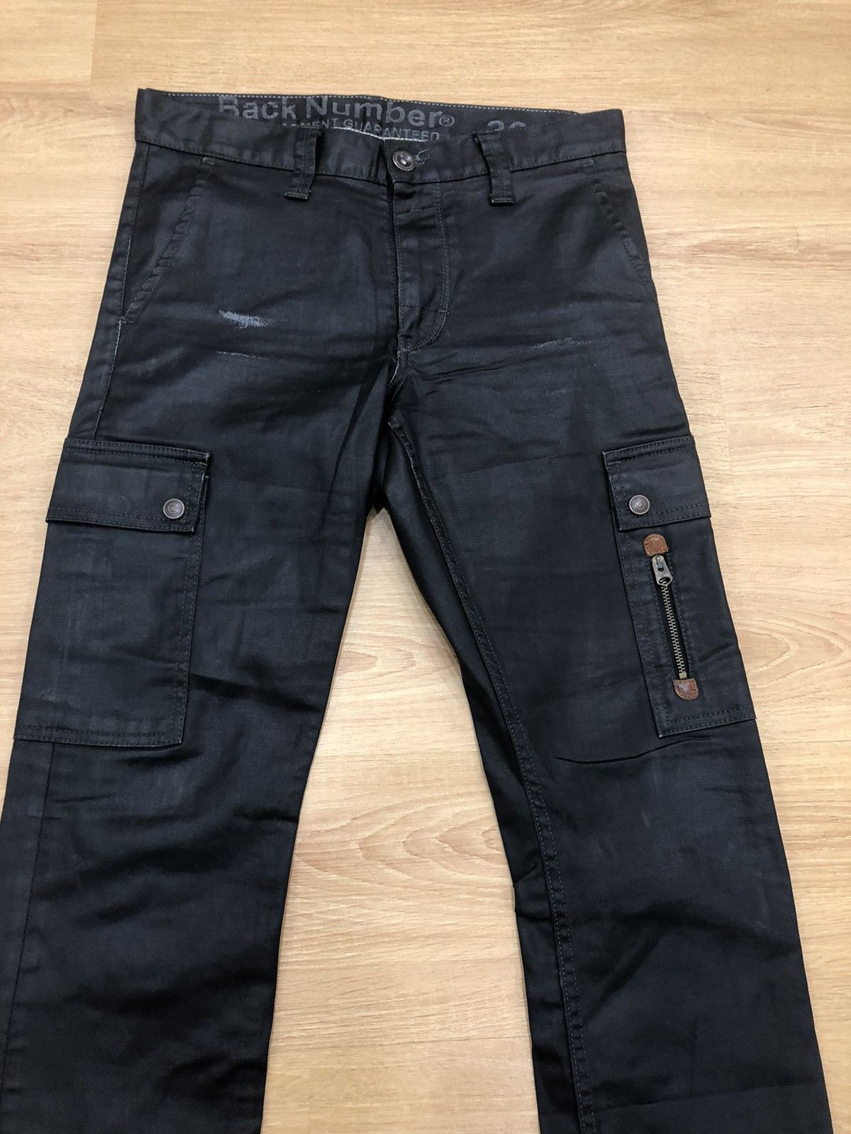 Japanese Brand Back Number Wax Coated cargo pants tactical garment Size US 31 - 3 Thumbnail
