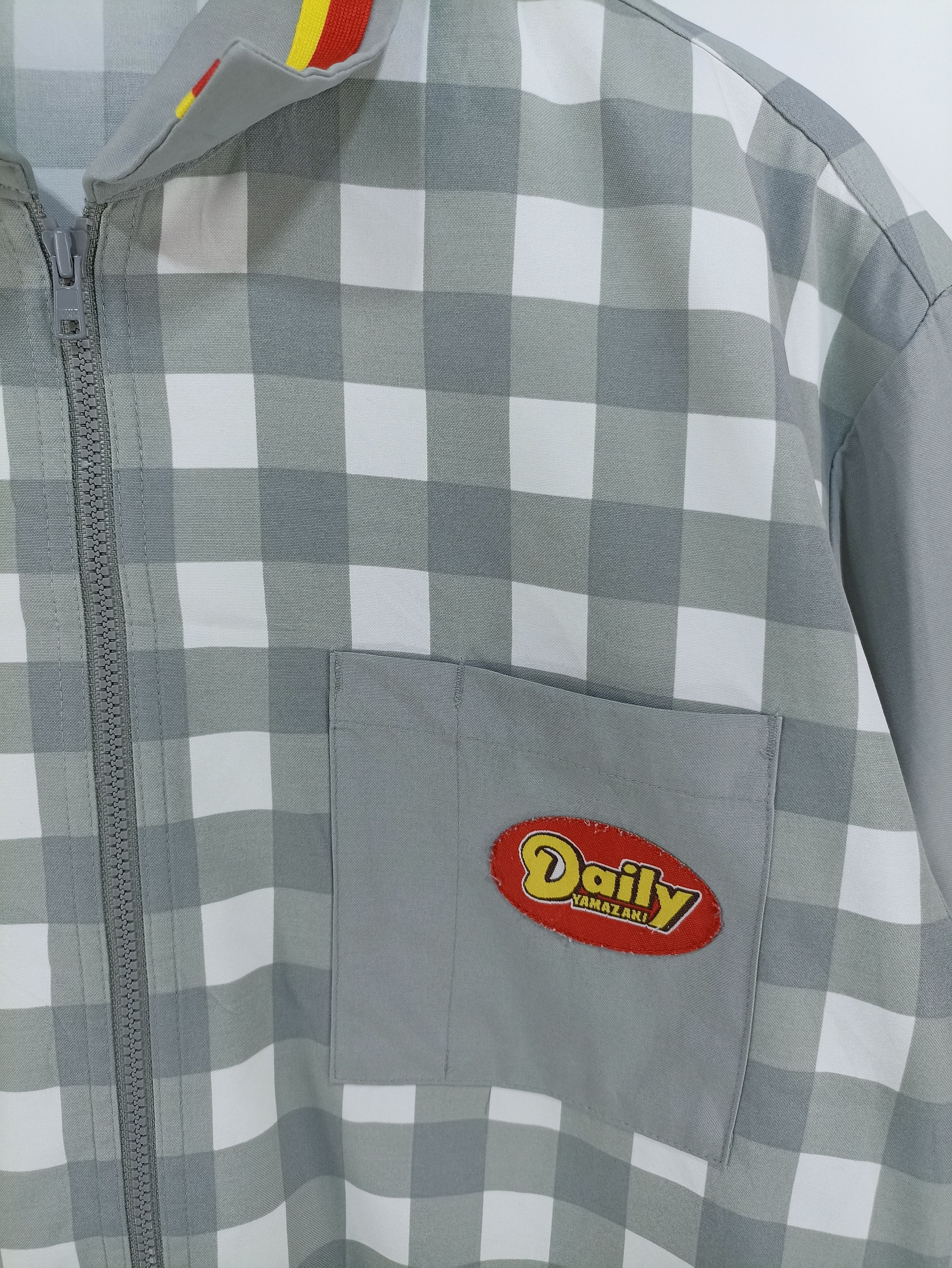 Japanese Brand × Vintage Vintage DAILY Yamazaki Work Shirt Jacket Size US M / EU 48-50 / 2 - 2 Thumbnail