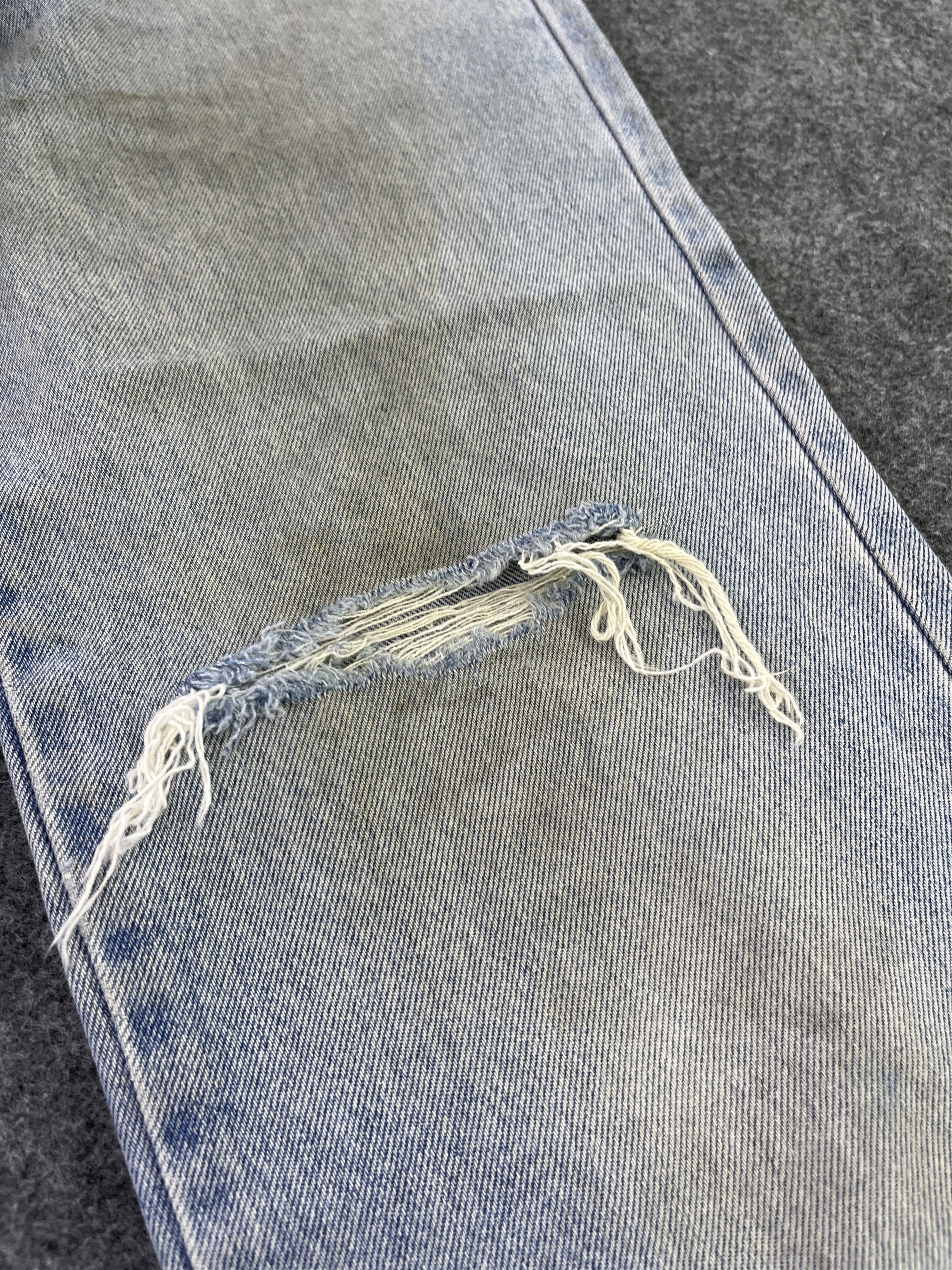 Japanese Brand × Vintage Japanese Brand High Waisted Distressed Jeans - J952 Size 27" / US 4 / IT 40 - 7 Thumbnail