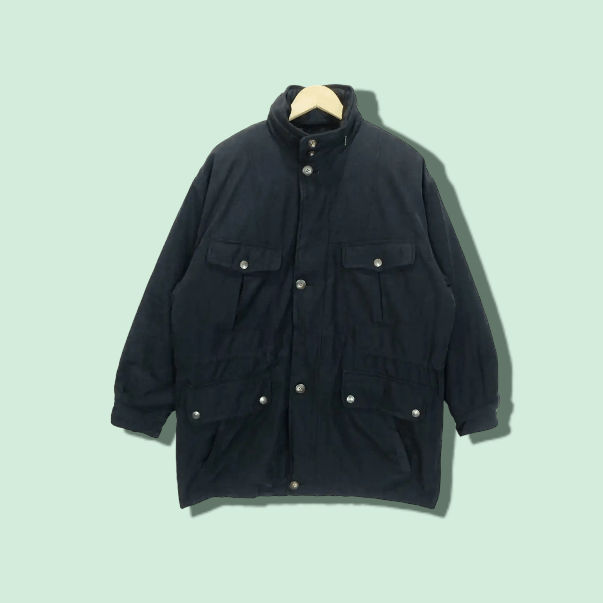 American Apparel Vintage 90's RUFF HEWN Parka Jacket Size US M / EU 48-50 / 2 - 3 Thumbnail