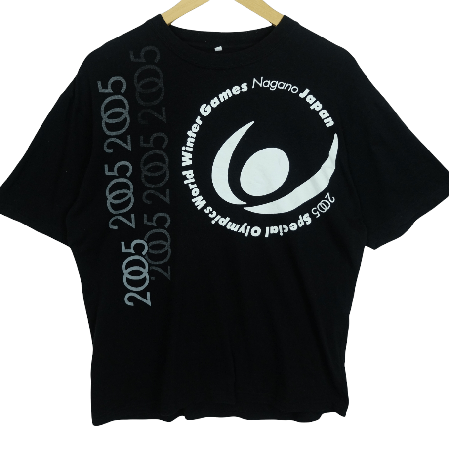 Japanese Brand NAGANO 2005 Special Olympics World Winter Games T Shirt Size US L / EU 52-54 / 3 - 2 Thumbnail