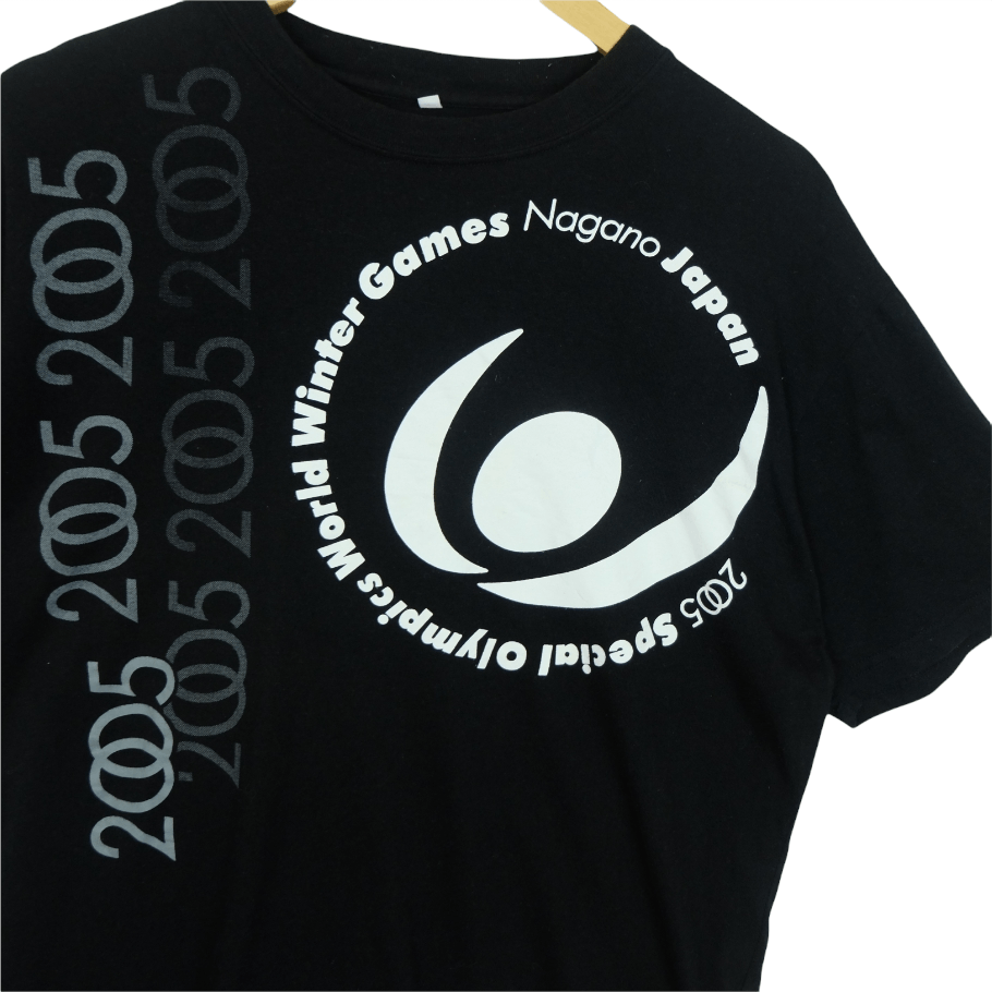 Japanese Brand NAGANO 2005 Special Olympics World Winter Games T Shirt Size US L / EU 52-54 / 3 - 4 Thumbnail