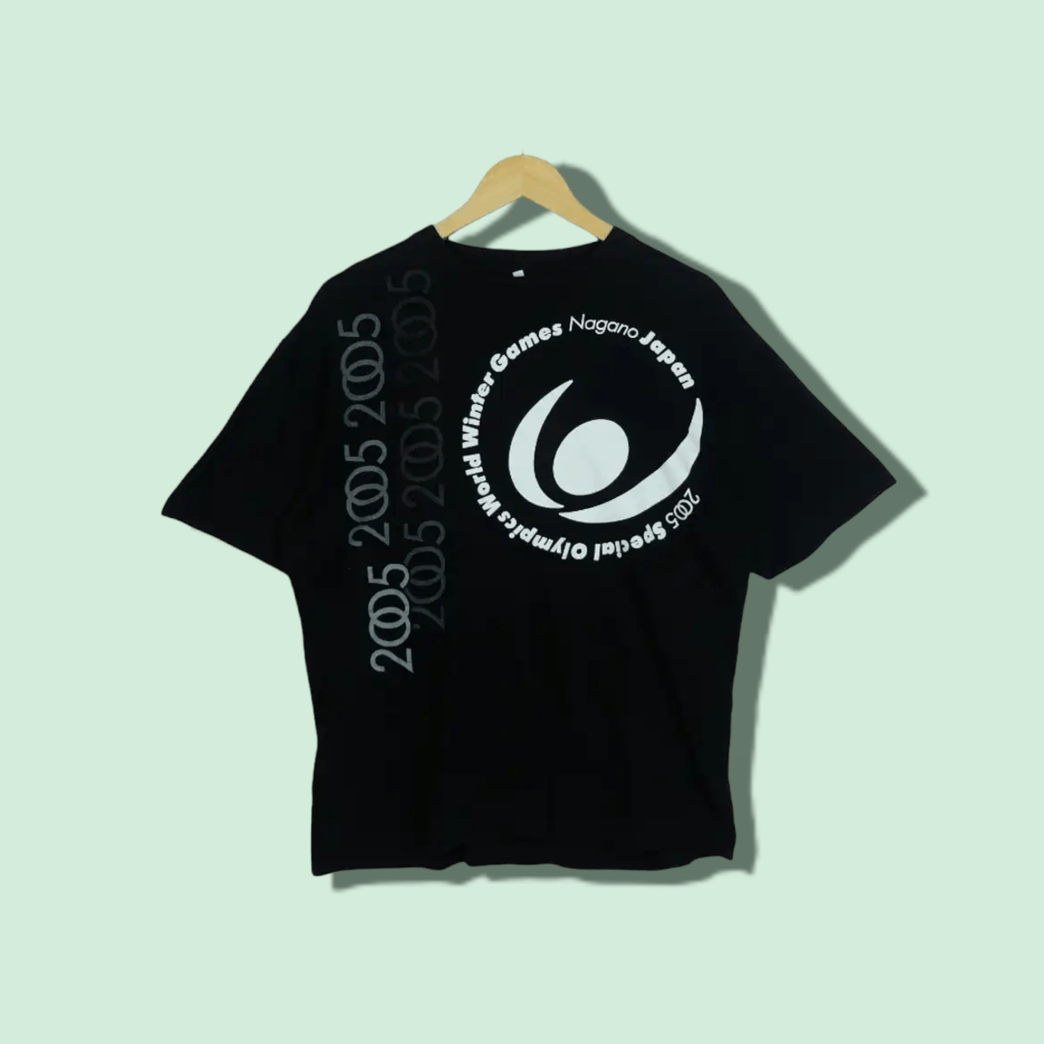 Japanese Brand NAGANO 2005 Special Olympics World Winter Games T Shirt Size US L / EU 52-54 / 3 - 1 Thumbnail