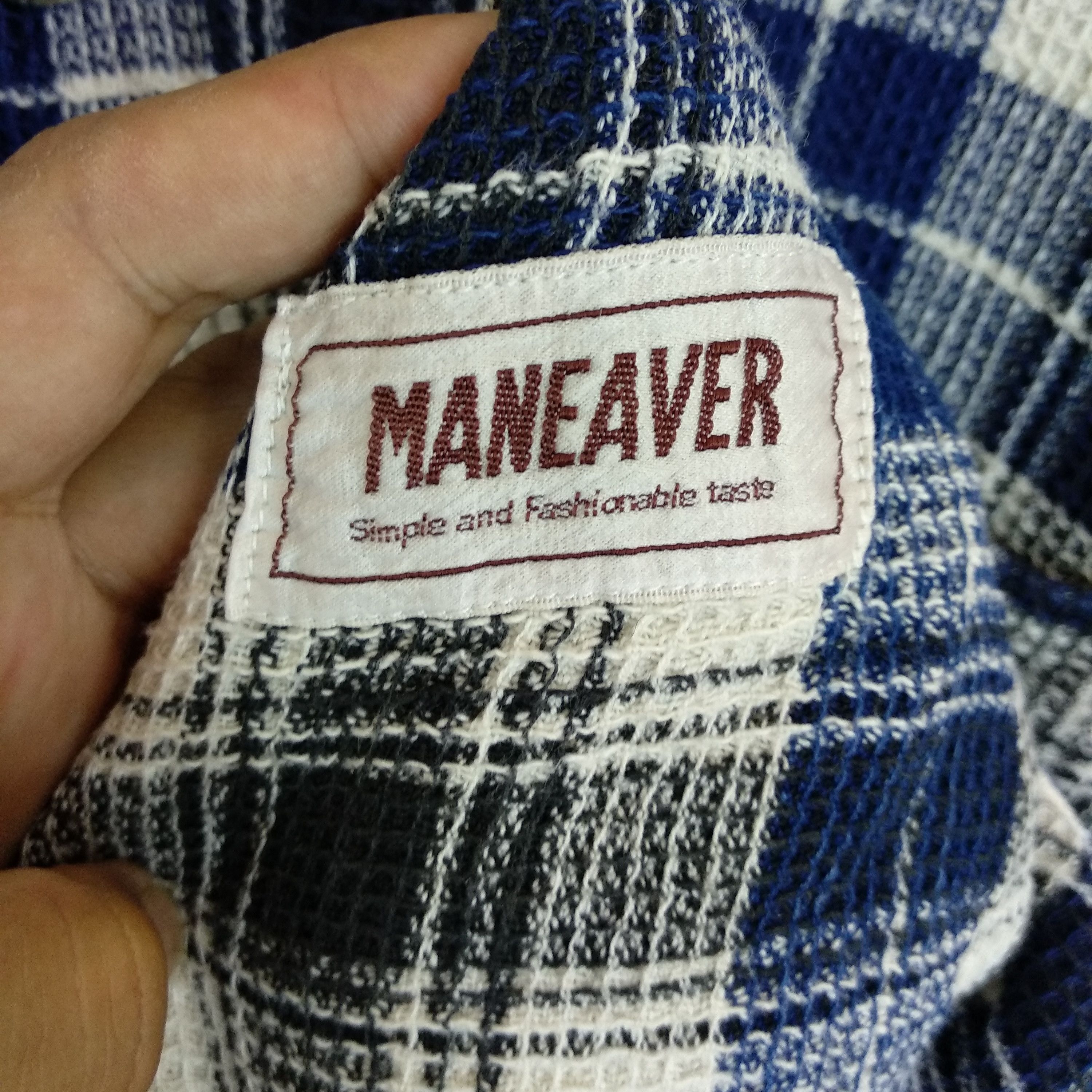 Japanese Brand MANUAVER Japan Cowboy Flannel Size US L / EU 52-54 / 3 - 9 Thumbnail