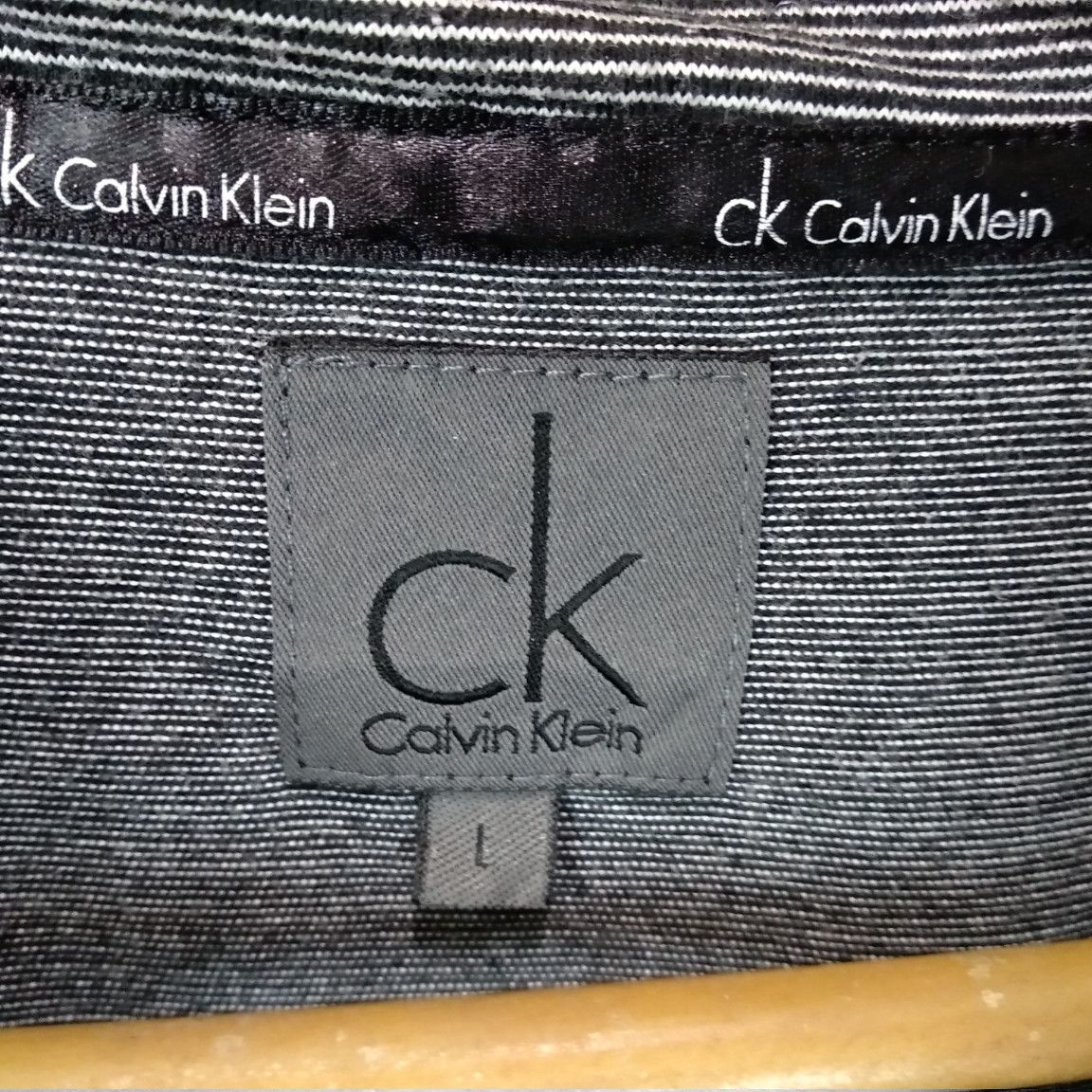 Calvin Klein CALVIN KLEIN Grey Plain Polo Shirt Size US L / EU 52-54 / 3 - 5 Thumbnail