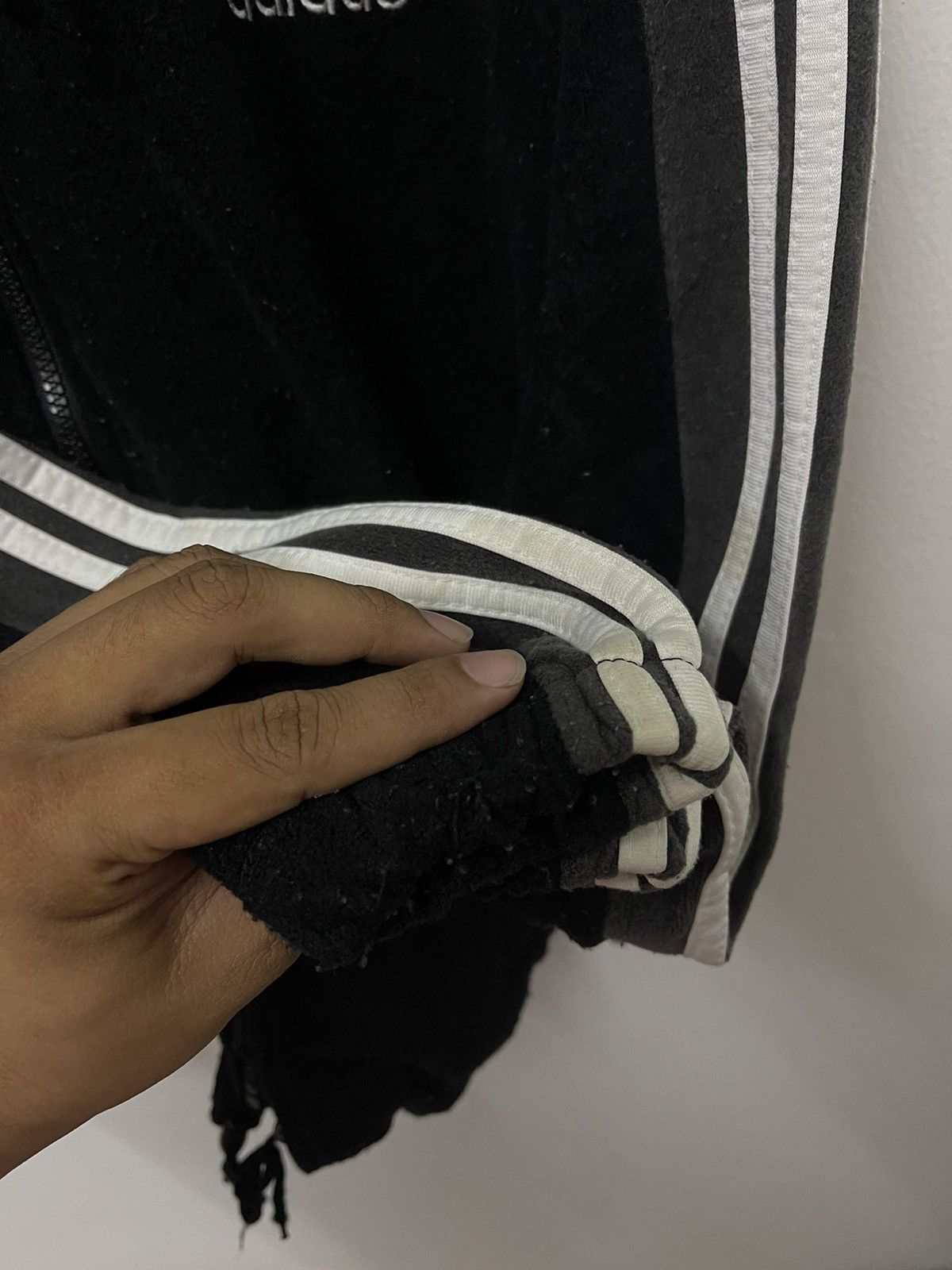 Adidas × Vintage Vintage Adidas Equipment Embroidery Zipper Fleece Hooded Size US M / EU 48-50 / 2 - 6 Thumbnail