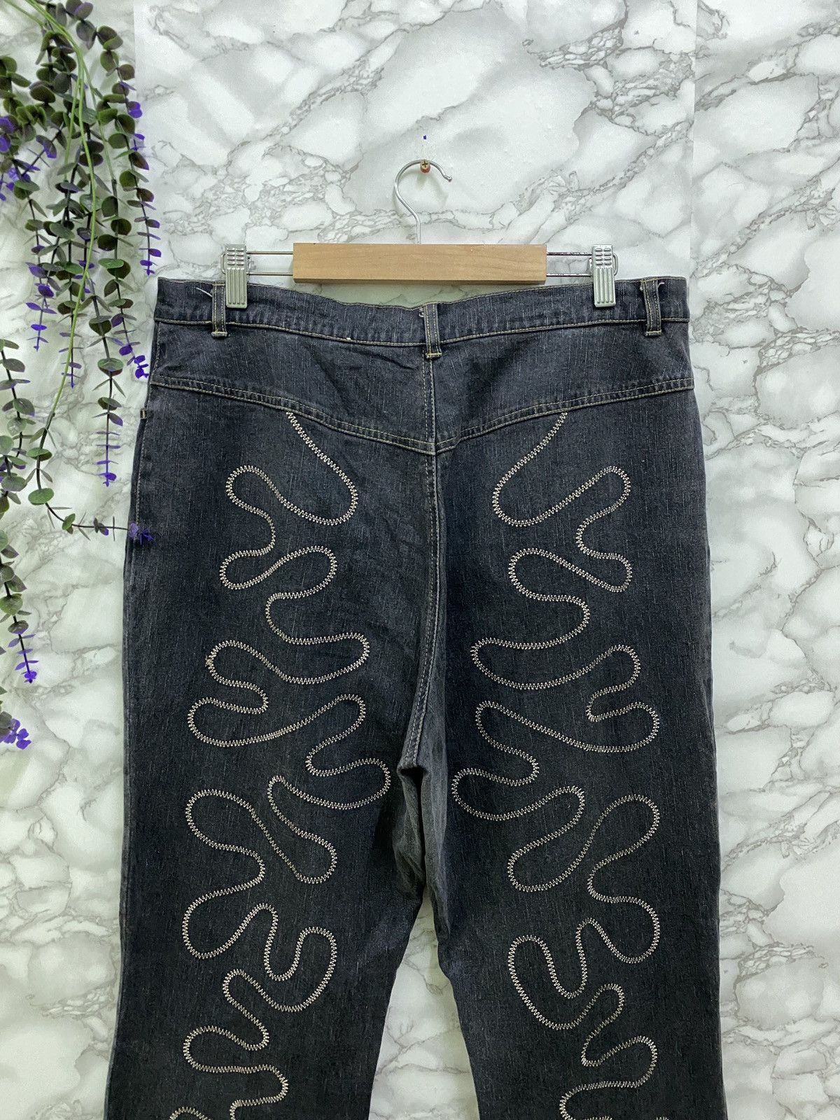 If Six Was Nine Oranges 🍊 Juice Rare Design Strech Pants Size US 32 / EU 48 - 8 Thumbnail