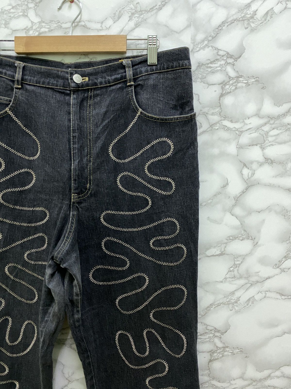 If Six Was Nine Oranges 🍊 Juice Rare Design Strech Pants Size US 32 / EU 48 - 5 Thumbnail
