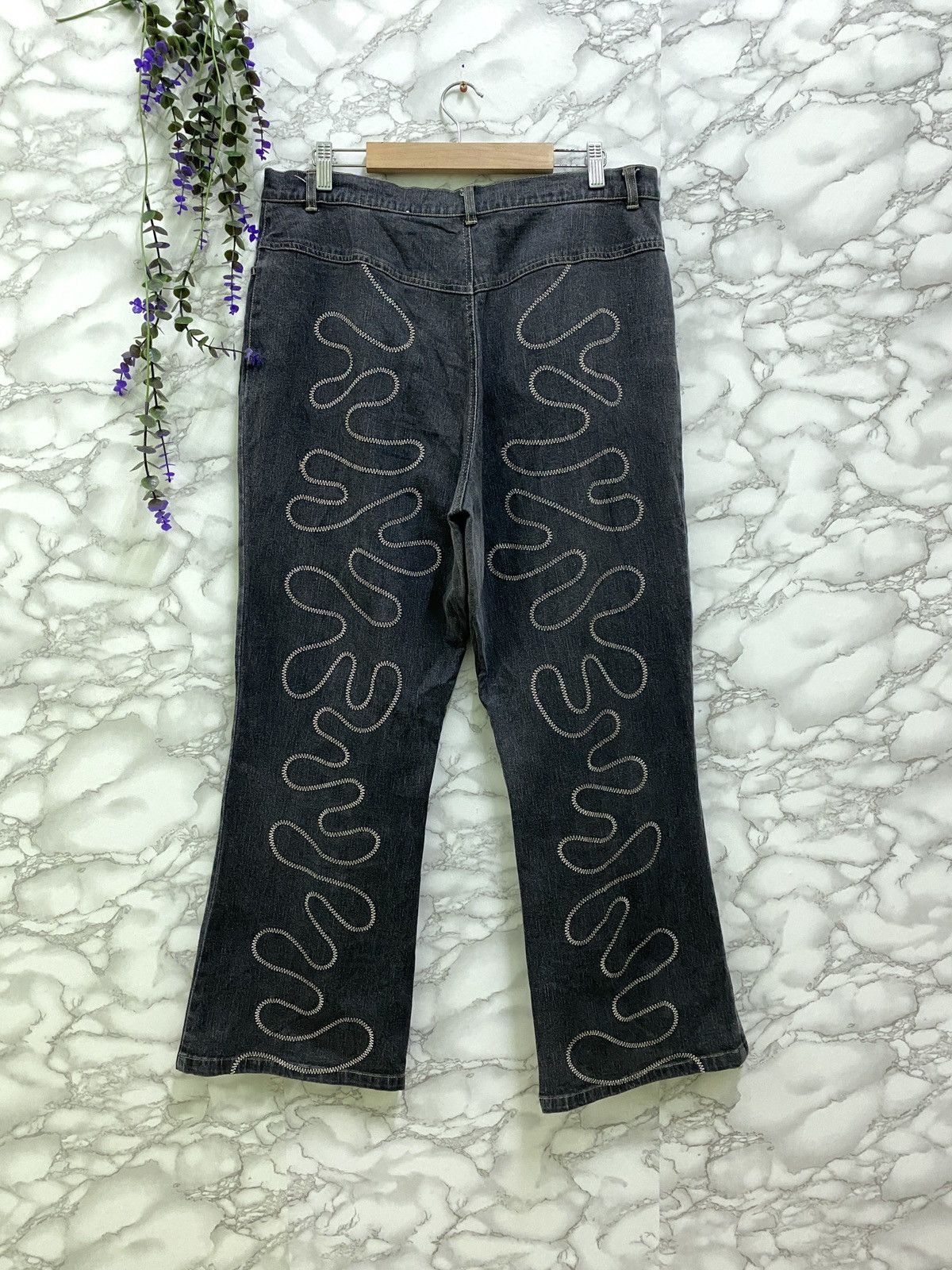 If Six Was Nine Oranges 🍊 Juice Rare Design Strech Pants Size US 32 / EU 48 - 2 Thumbnail