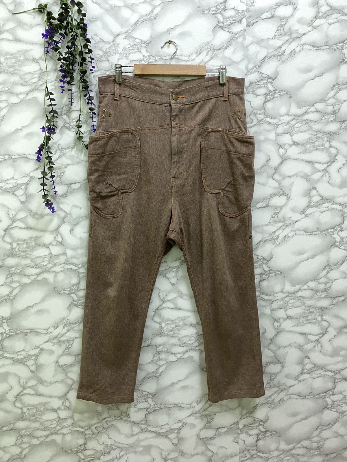 Designer × Issey Miyake × mercibeaucoup Vintage MERCIBEAUCOUP BAGGY STYLE PANTS Size US 31 - 1 Thumbnail
