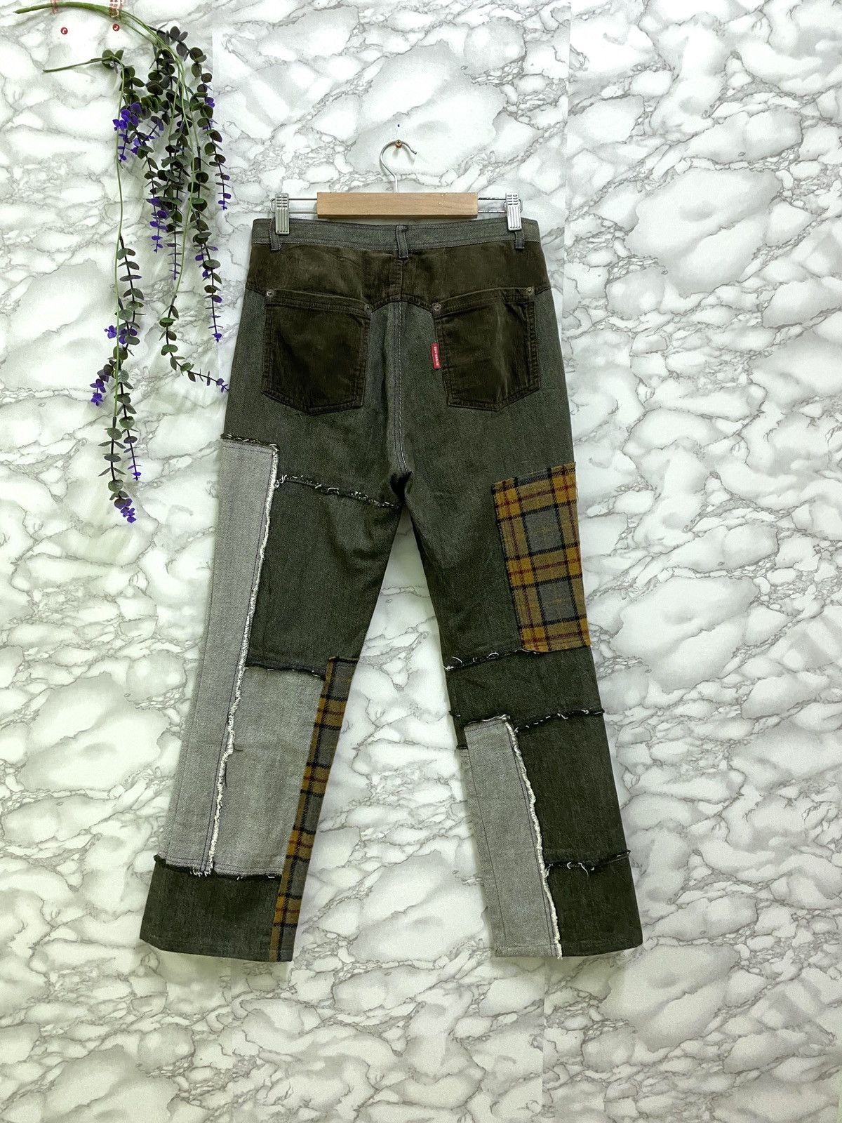 Japanese Brand Vintage BETTY'S BLUE PATCHWORKS Denim Pant Size US 27 - 2 Thumbnail