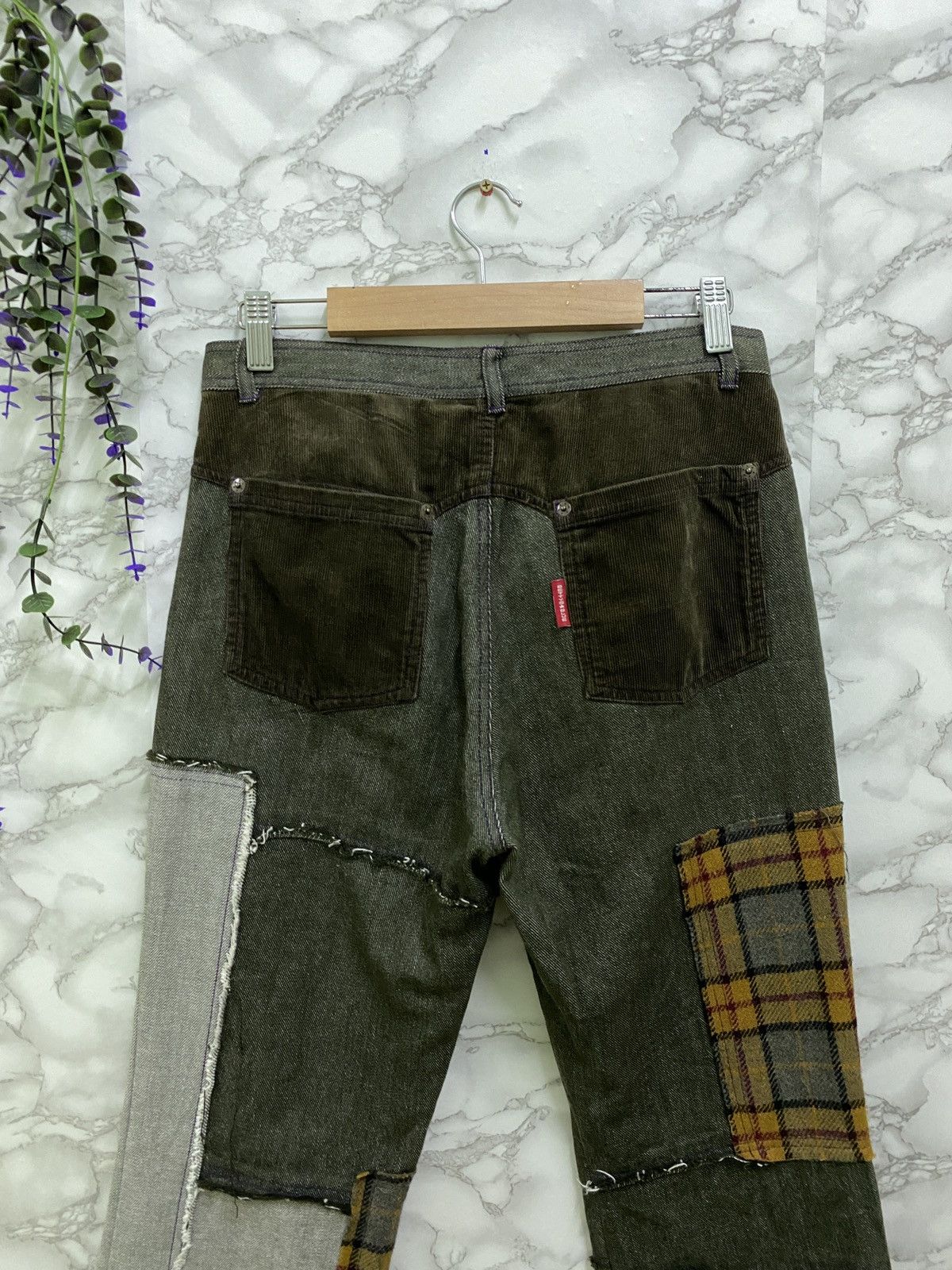 Japanese Brand Vintage BETTY'S BLUE PATCHWORKS Denim Pant Size US 27 - 8 Thumbnail