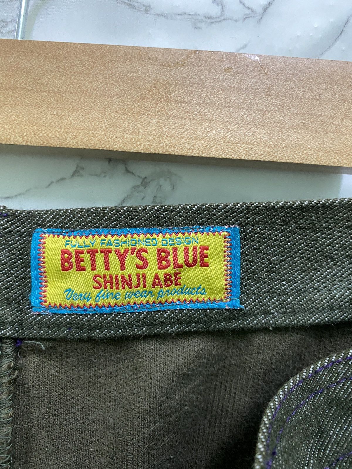 Japanese Brand Vintage BETTY'S BLUE PATCHWORKS Denim Pant Size US 27 - 14 Thumbnail