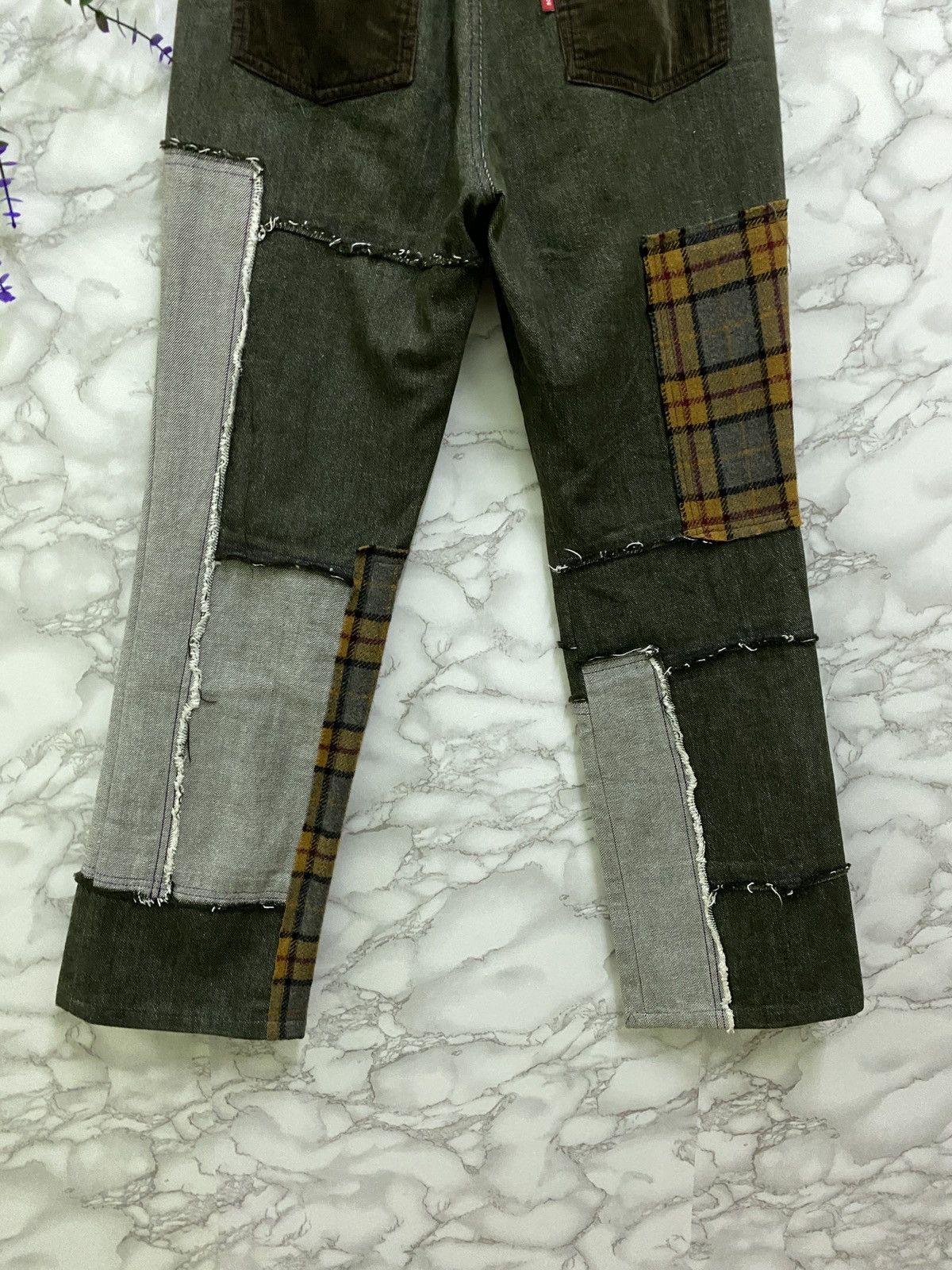 Japanese Brand Vintage BETTY'S BLUE PATCHWORKS Denim Pant Size US 27 - 11 Thumbnail