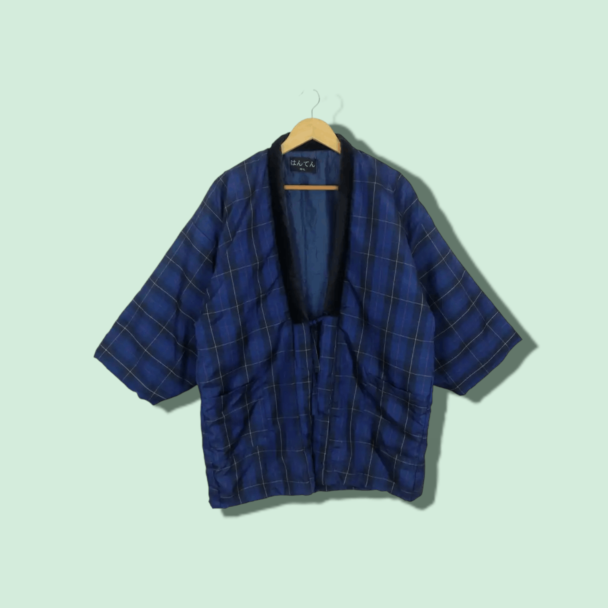 Japanese Brand JAPAN Vintage Check Nice Design Tailoring Kimono Size US M / EU 48-50 / 2 - 1 Thumbnail
