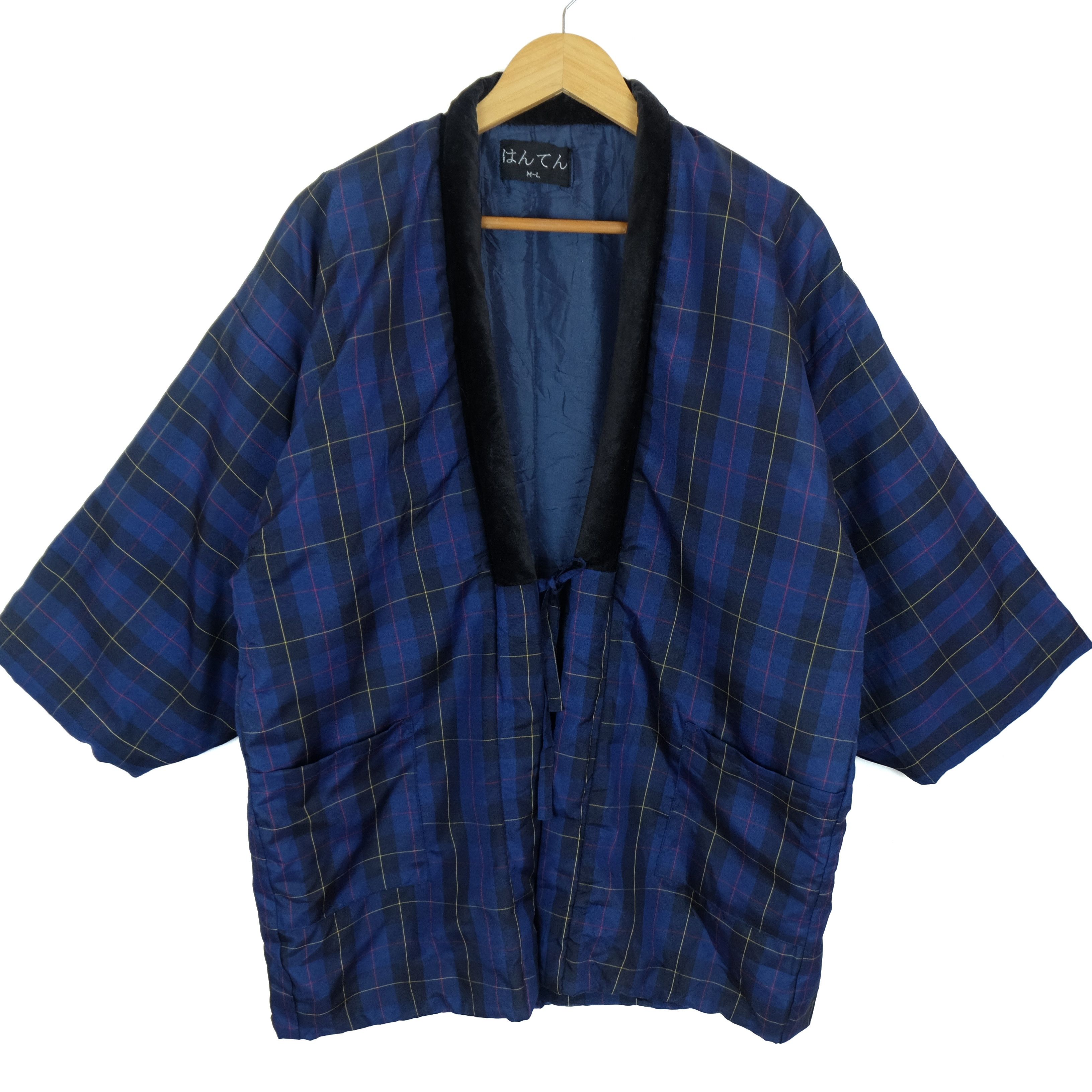 Japanese Brand JAPAN Vintage Check Nice Design Tailoring Kimono Size US M / EU 48-50 / 2 - 2 Thumbnail