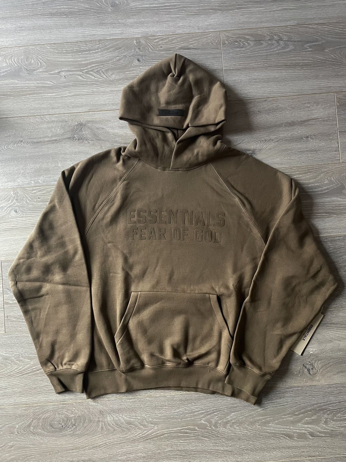 image of Essentials Wood Hoodie in Harvest, Men's (Size Small)