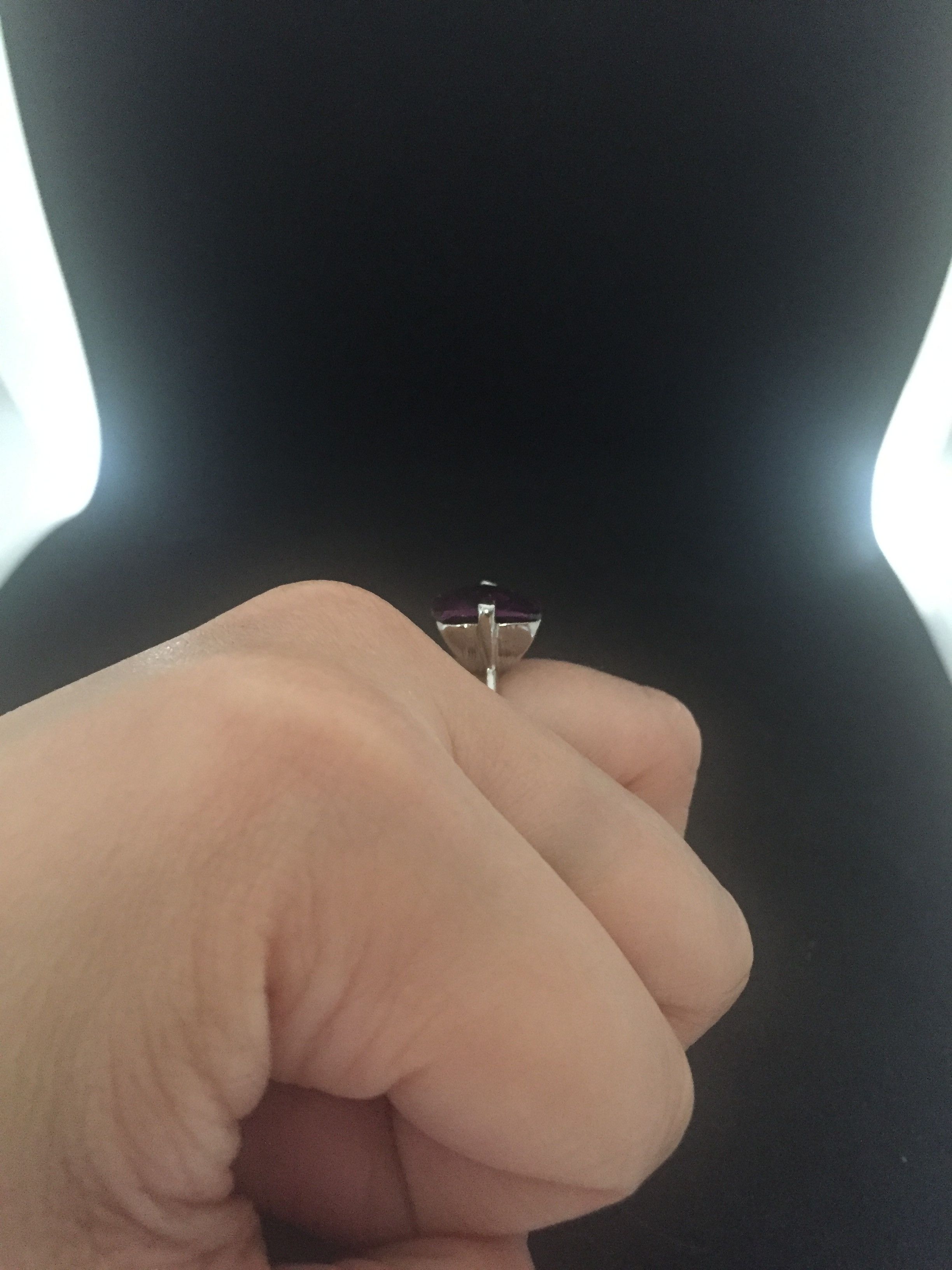 Other Purple CZ Ring - Size 7 Size ONE SIZE - 4 Thumbnail