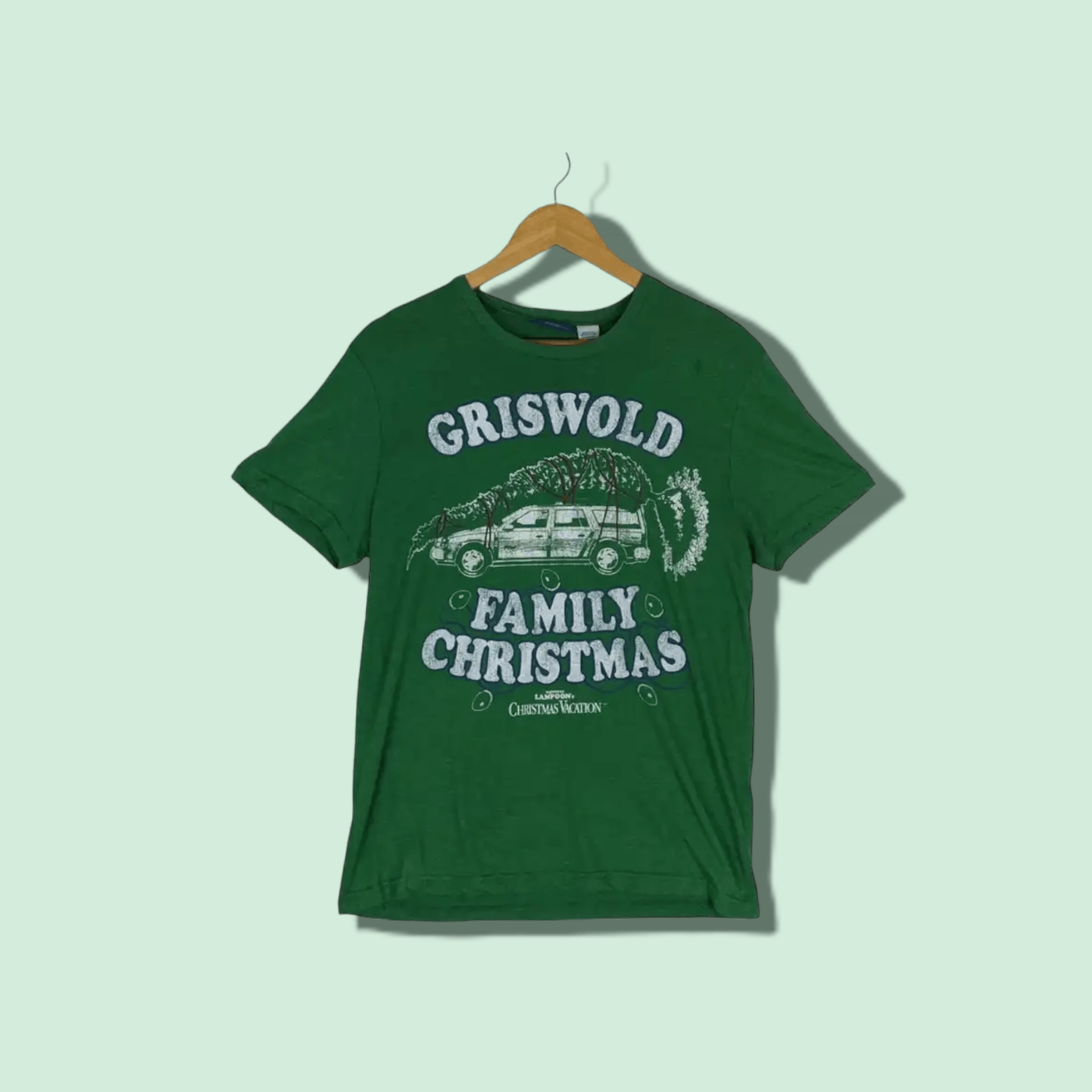 Warner Bros Vtg NATIONAL LAMPOON Christmas Vacation Movie Film T-Shirt Size US M / EU 48-50 / 2 - 1 Thumbnail